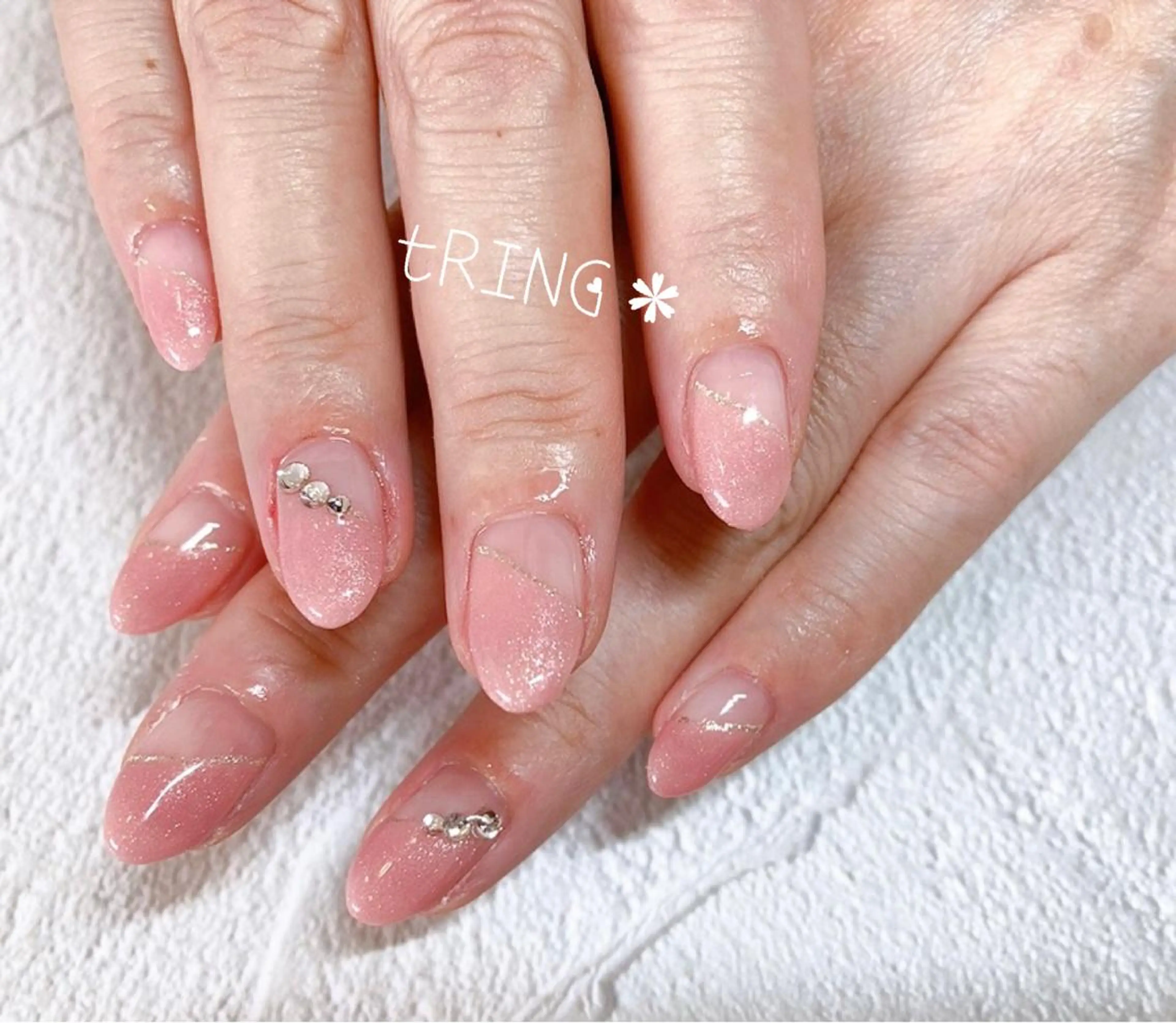 ネイル ハンドネイル tRING＊ しいの木台のネイルデザイン