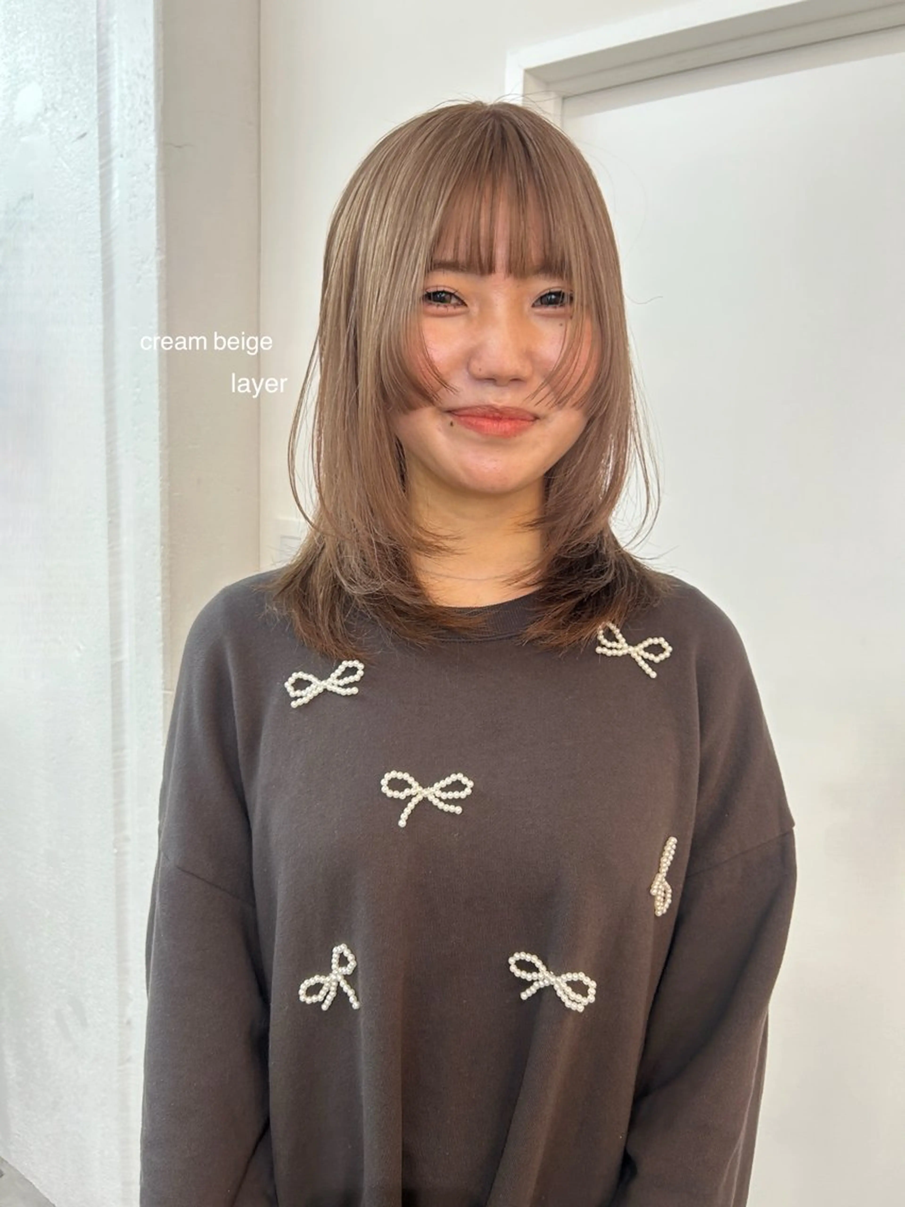 【ケアブリーチ】カット+ダブルカラー+2stepトリートメント🍯🌟の写真