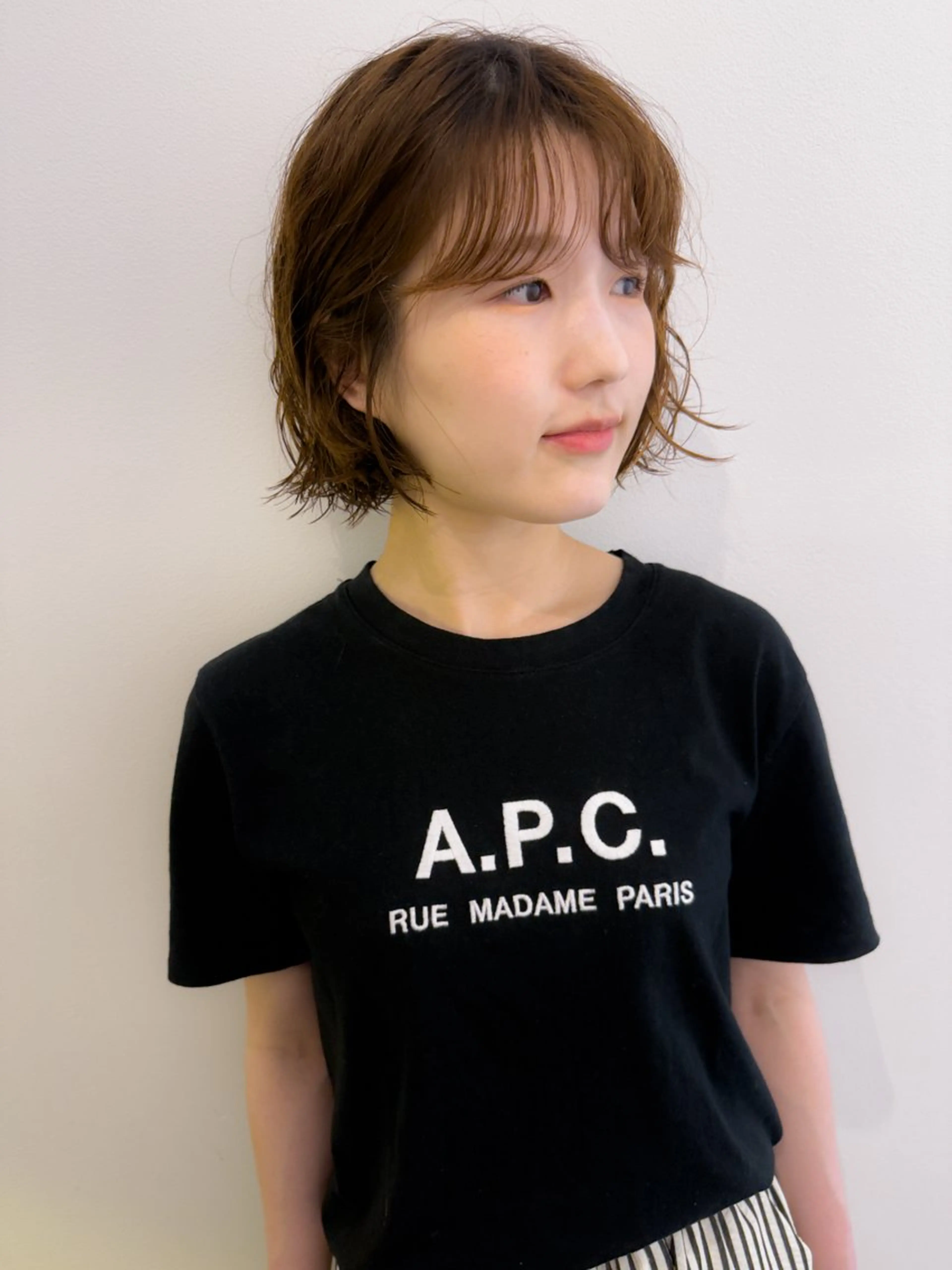 ショート カラー パーマ カット ヘアカラー パーマ 大宮 / ボブ特化 永井竜也のヘアスタイル