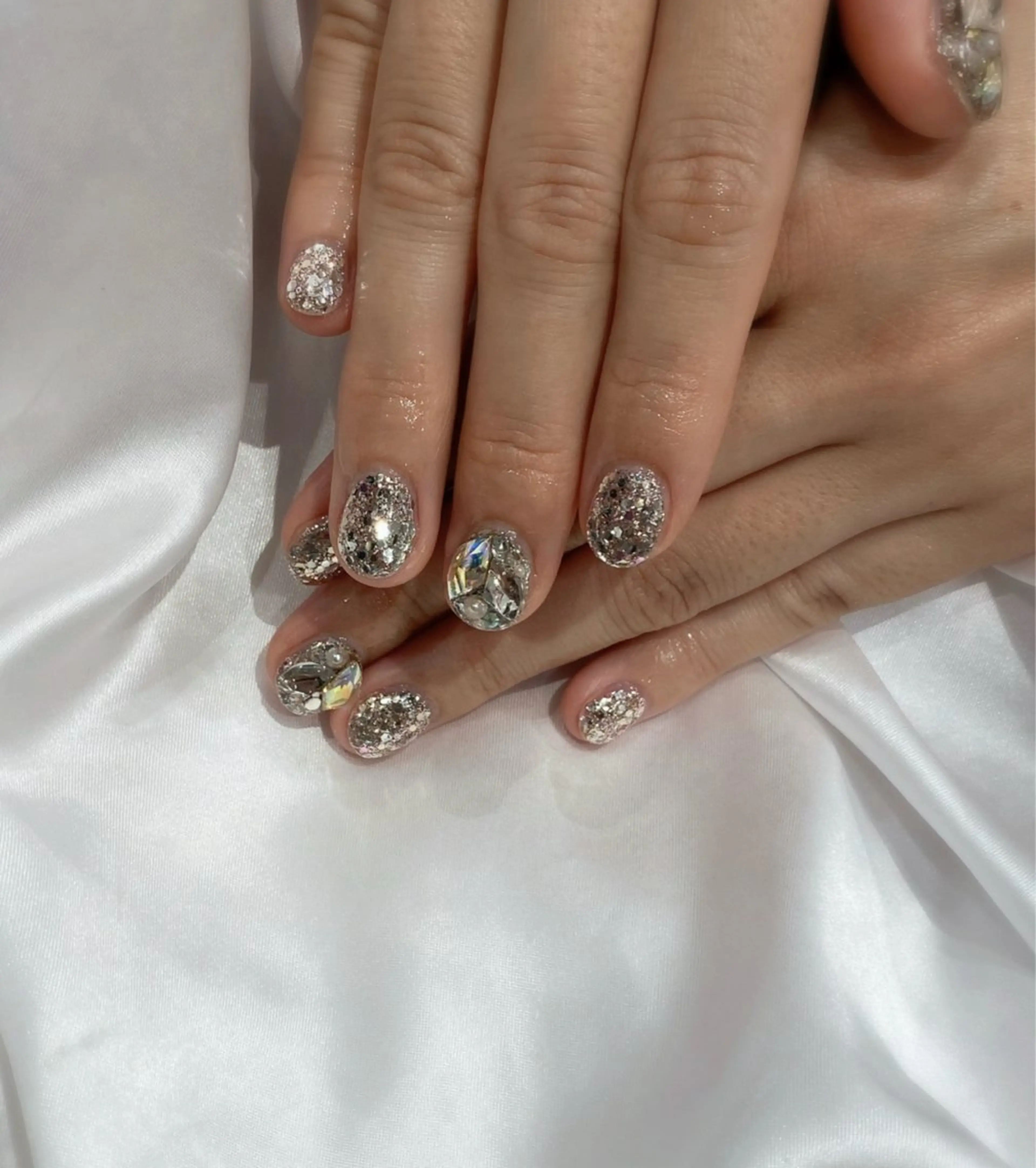 ネイル ラメ(グリッター) ESPOIR Ｎのネイルデザイン