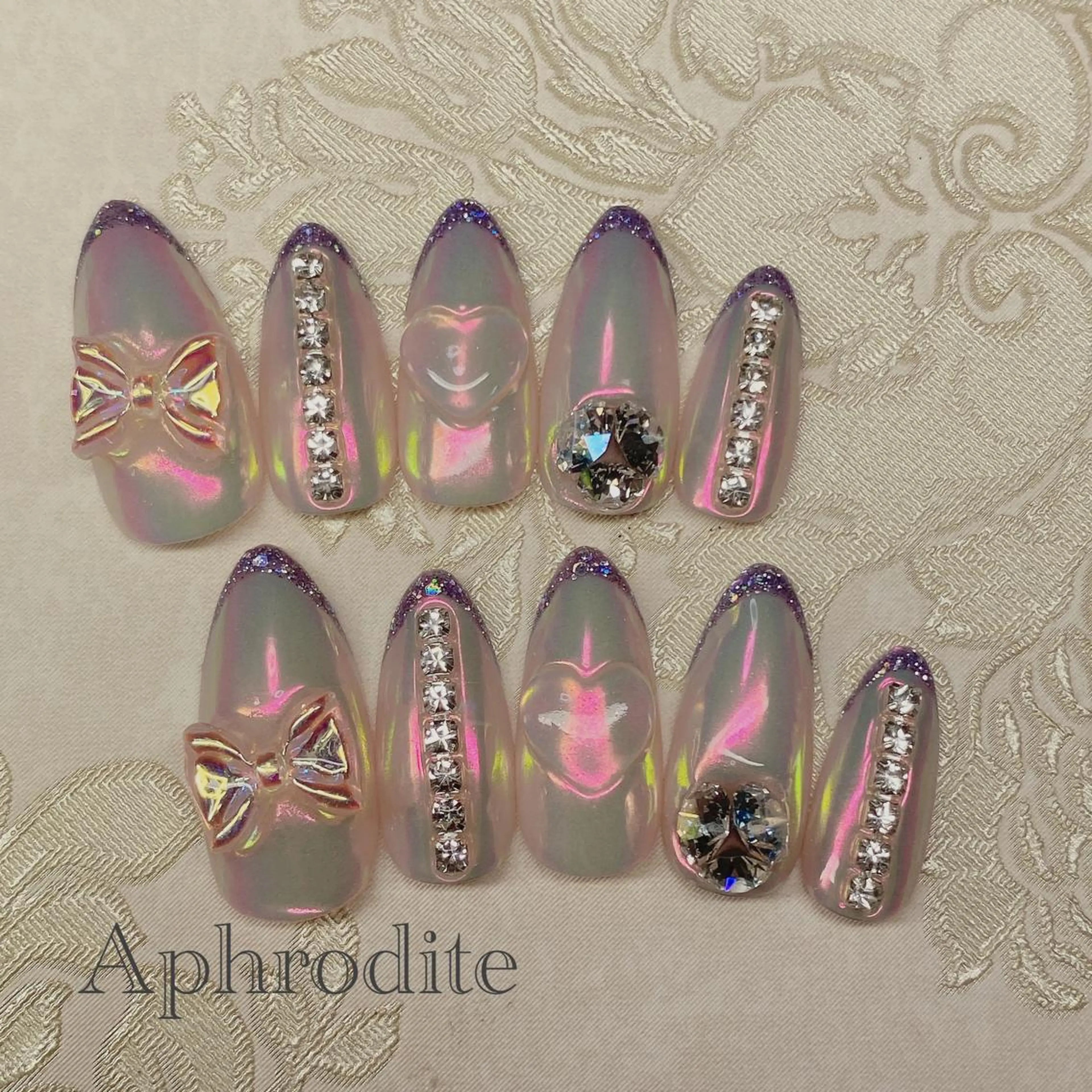 ネイル 韓国ネイル Aphrodite パラジェル認定サロンのネイルデザイン