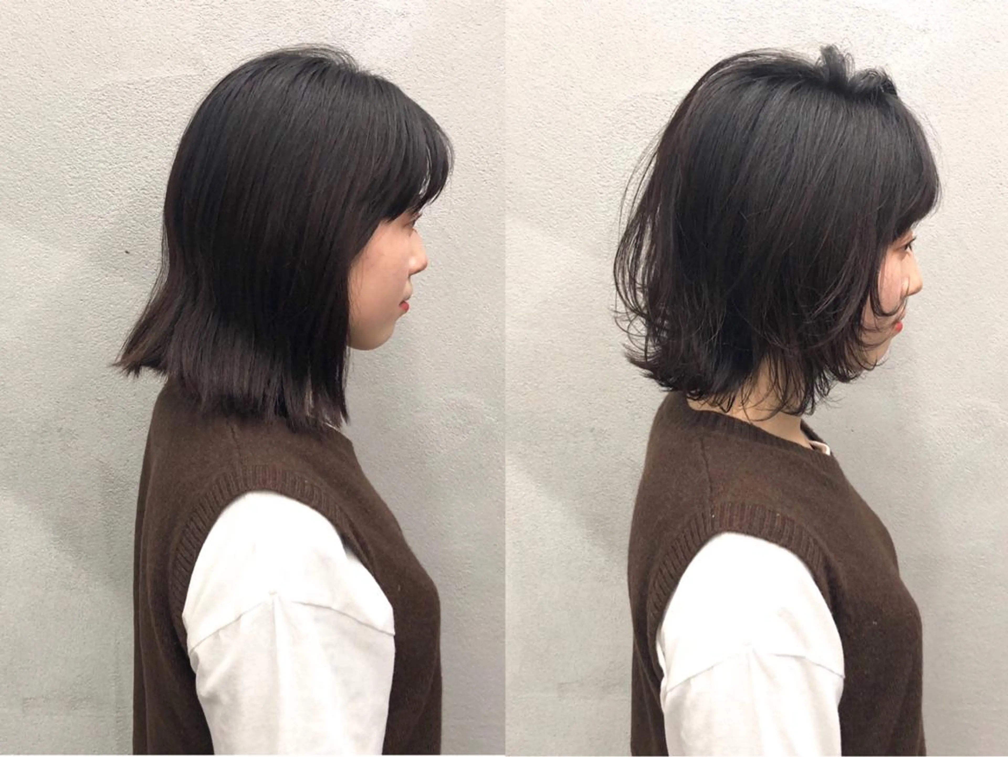 ショート ボブレイヤー ボブ レイヤーカット カット ボブ/ショート/ 白髪染め/メンズ葛西のヘアスタイル