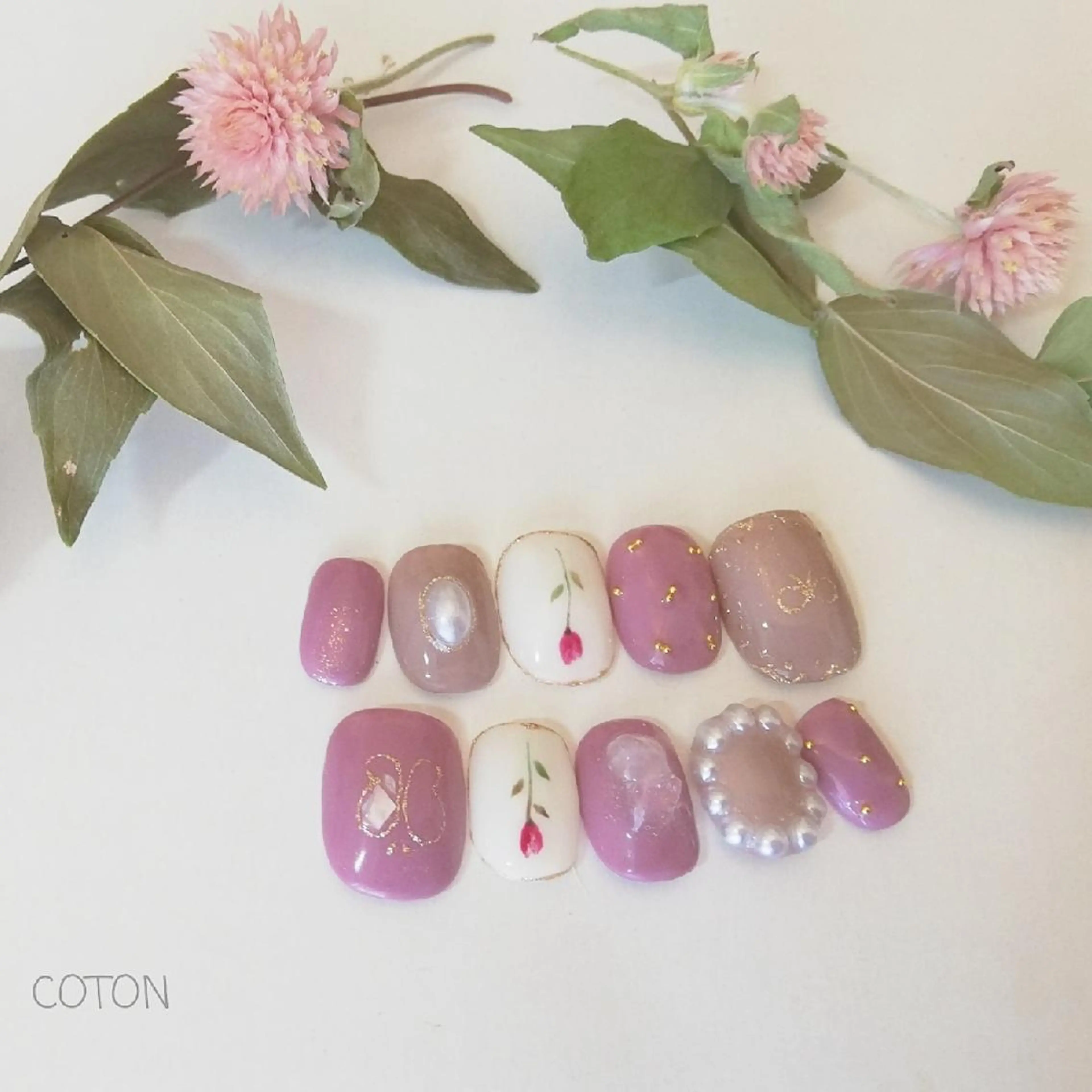 ネイル 🥀ネイルサロン cotonコトン🥀のネイルデザイン