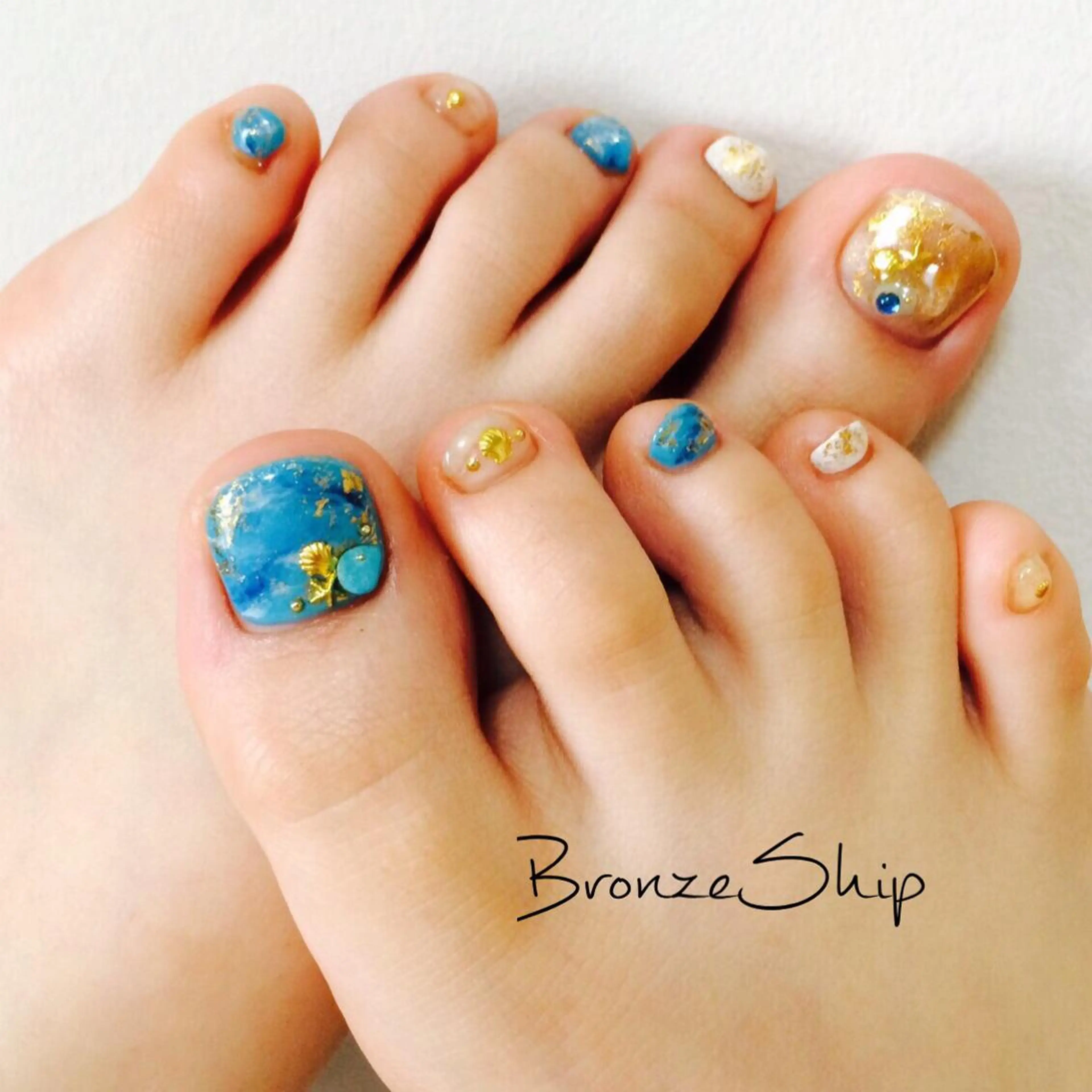 ネイル フットネイル Bronze  Ship ＊relaxation saron＊所属・S a k iのその他イメージ