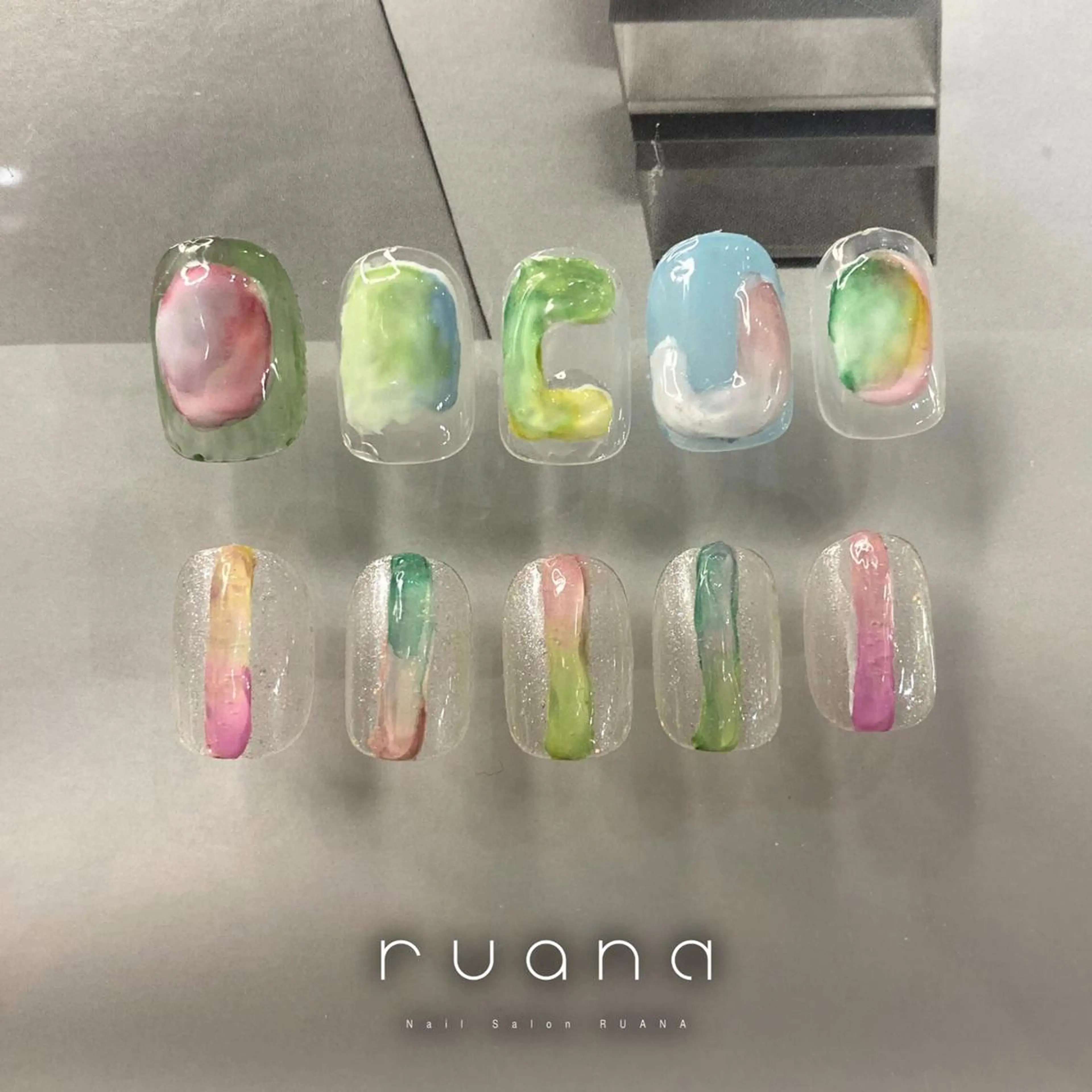 ネイル ハンドネイル 阿武 美海のネイルデザイン