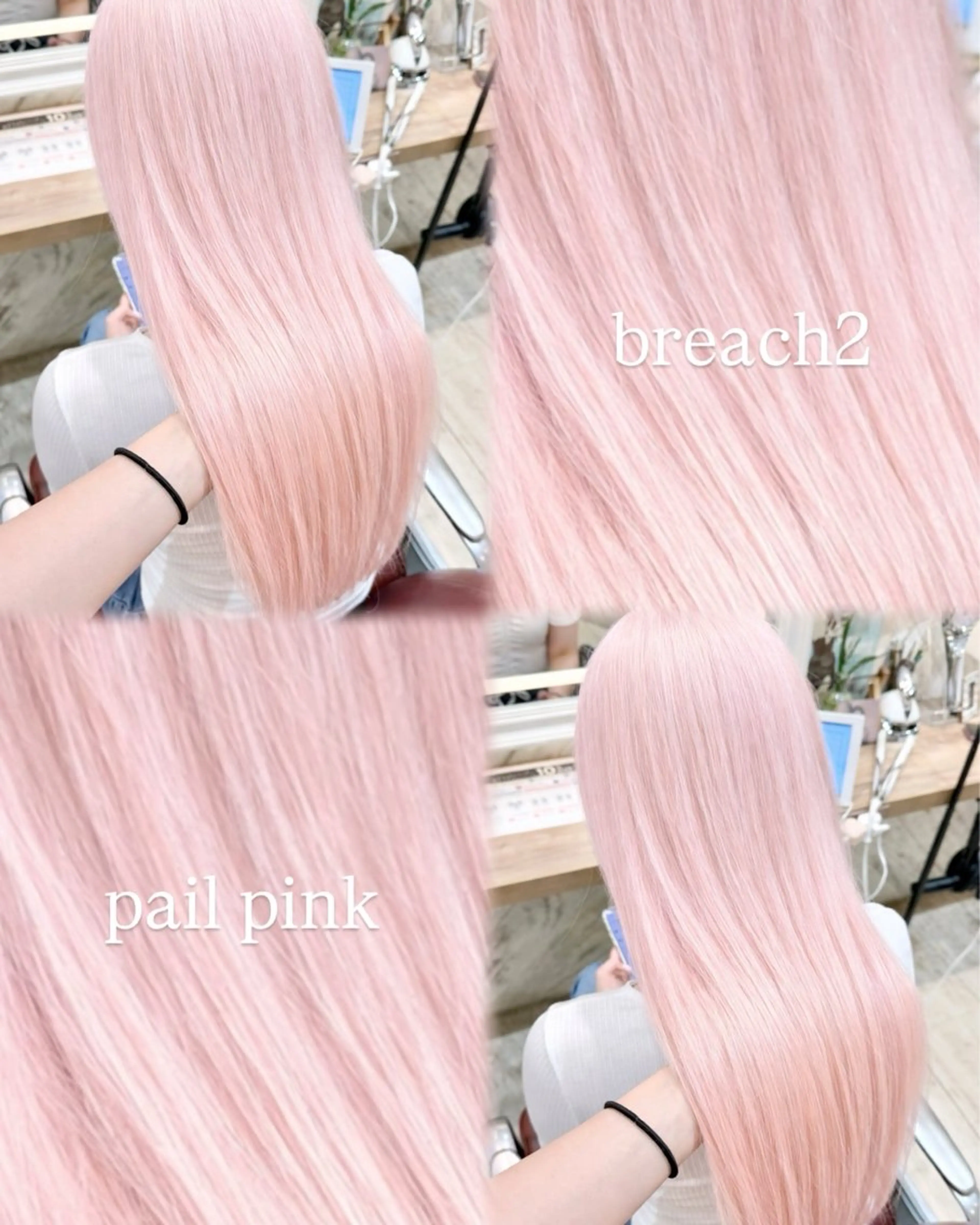 ロング カラー ヘアカラー ケアブリーチカラー シールエクステのヘアスタイル