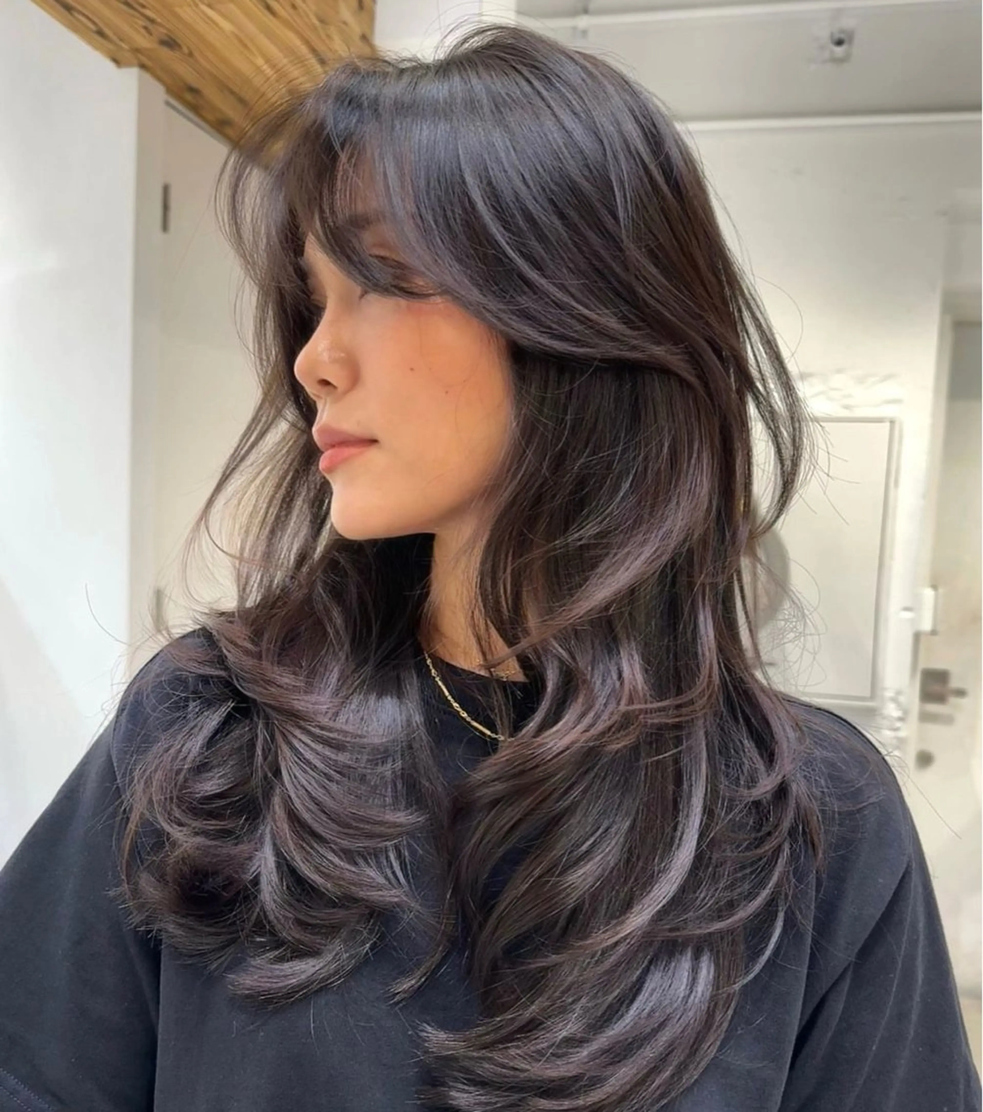 ミディアム PEAR+L/ 山本俊のヘアスタイル