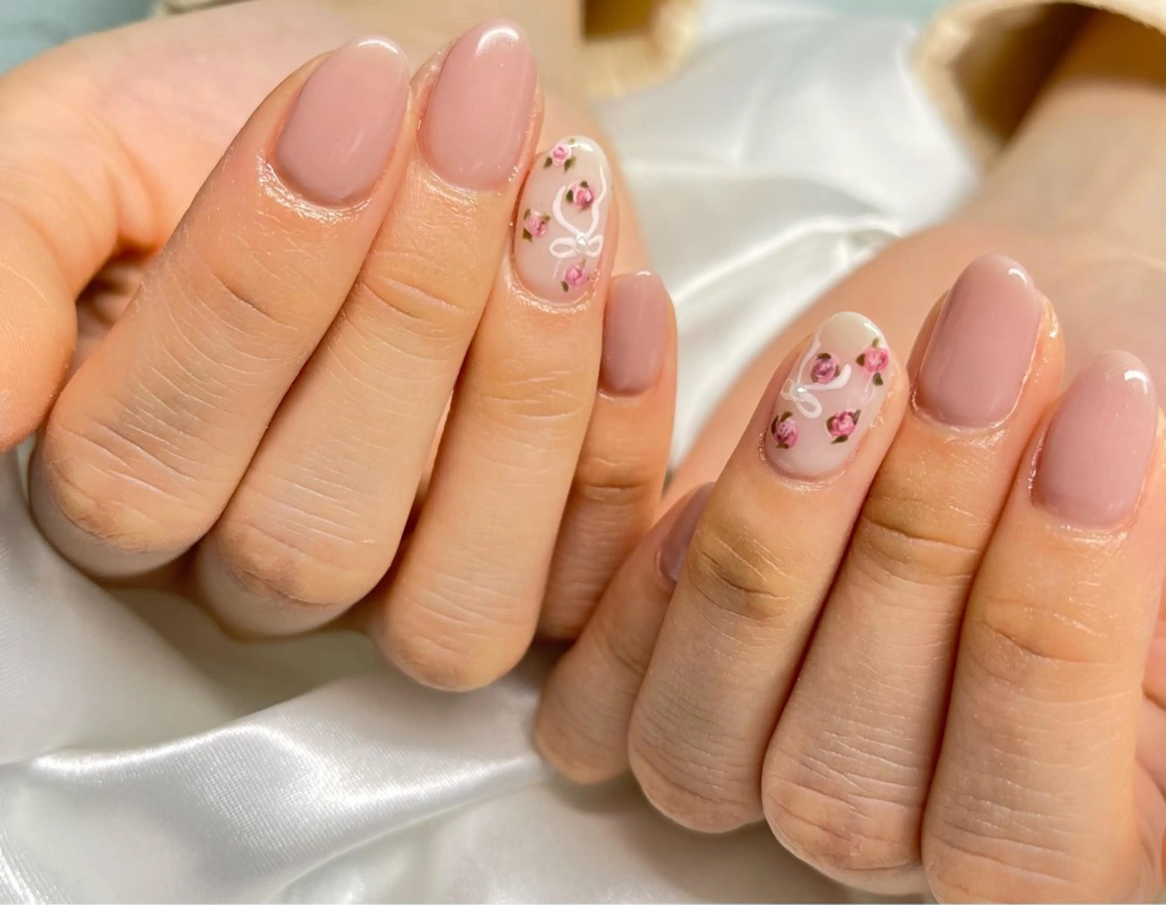 ネイル ワンカラーネイル シンプルネイル 春ネイル ハンドネイル celica所属・松田 由真のネイルデザイン