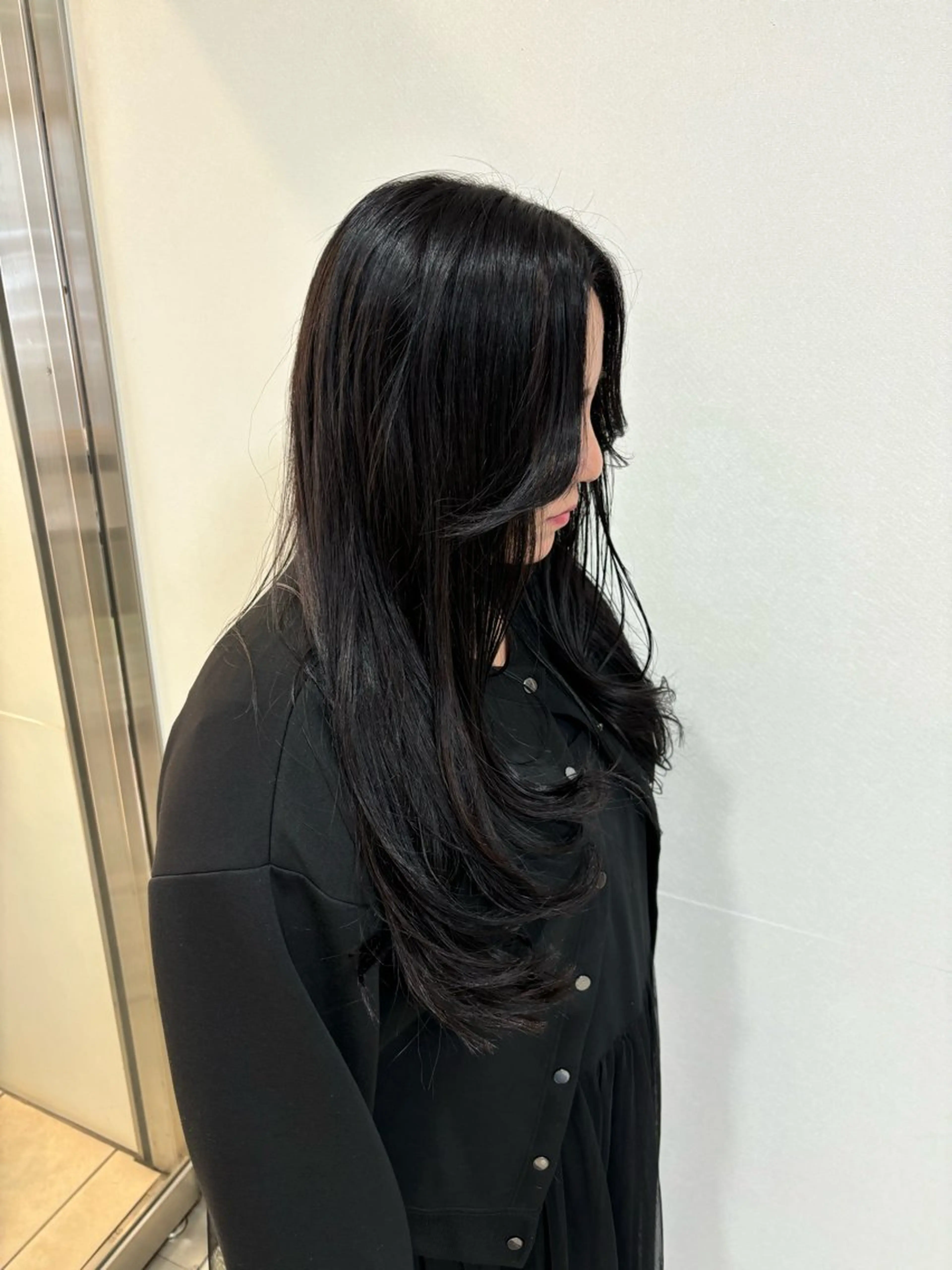 ロング レイヤーカット 札幌パーマ 髪質改善/後藤海音のヘアスタイル