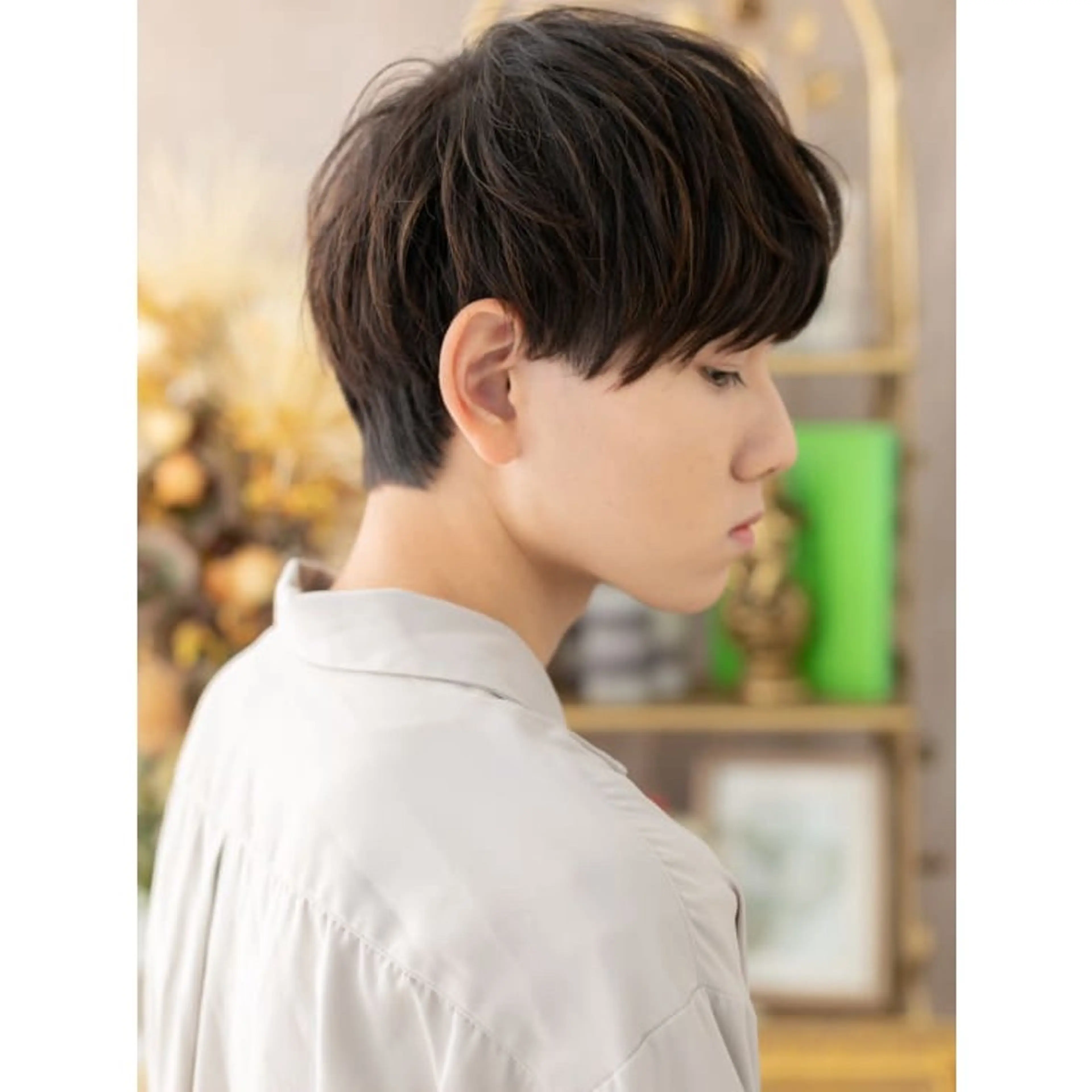 メンズ 透明感カラー✨ よしの じろうのヘアスタイル