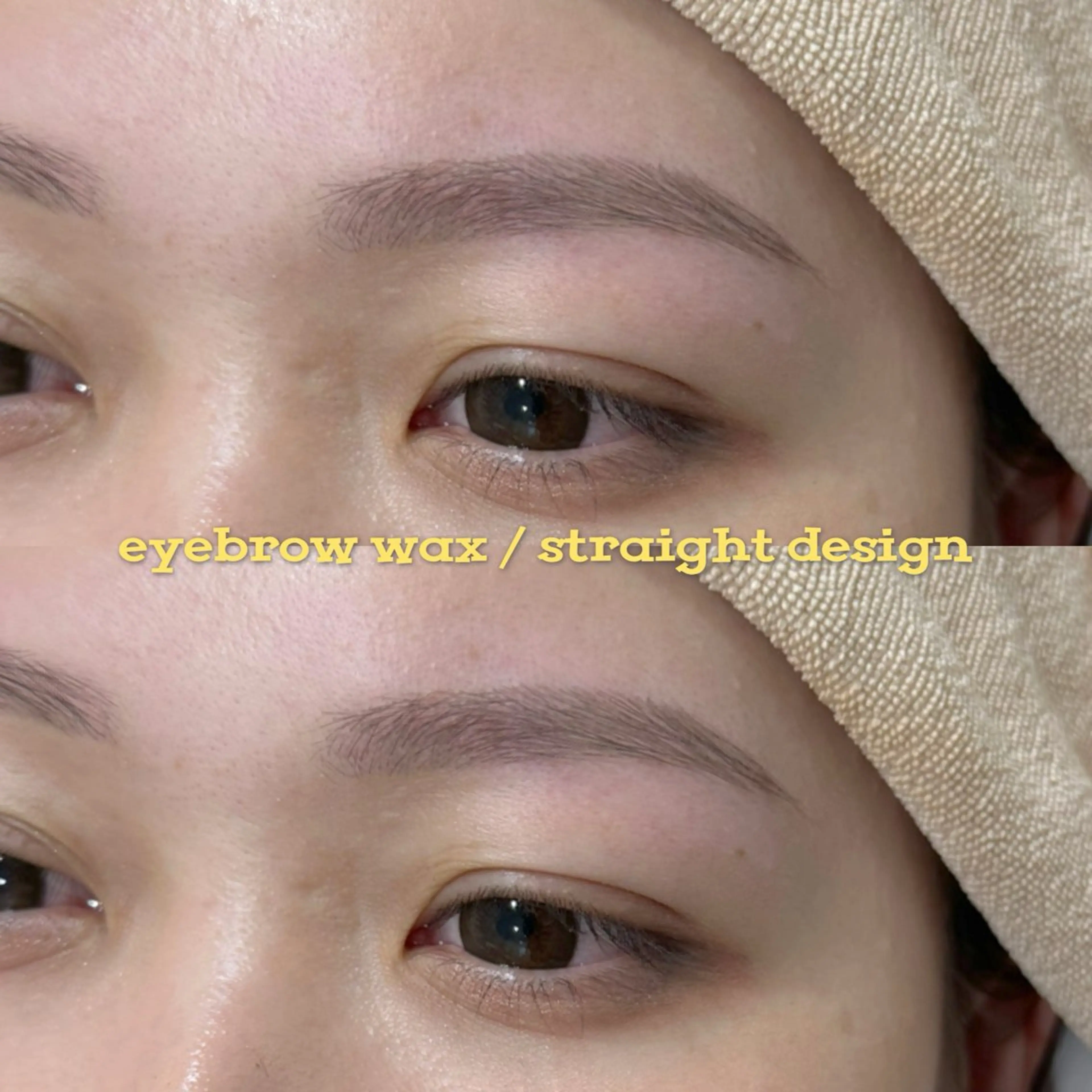eyebrow wax only（間引き無し）の写真