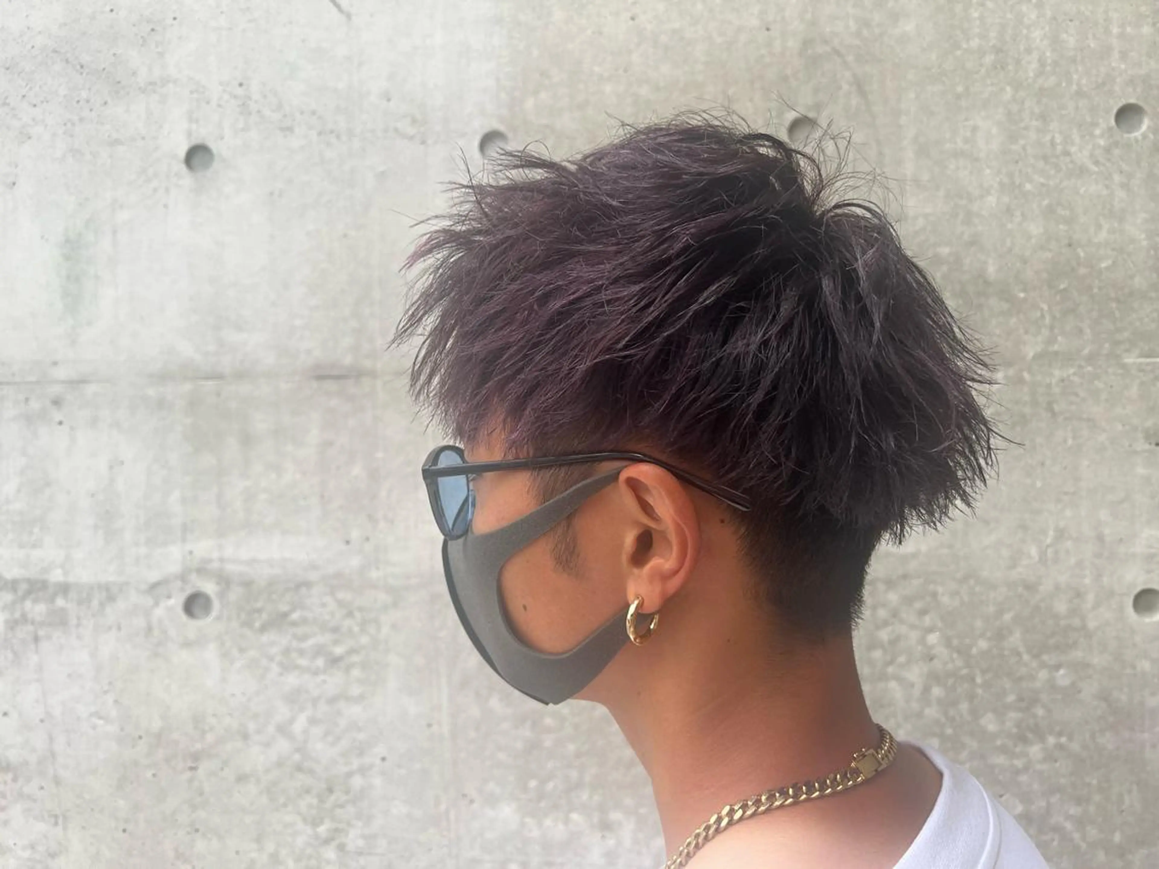 カラー メンズ 吉田 悠乃のヘアスタイル