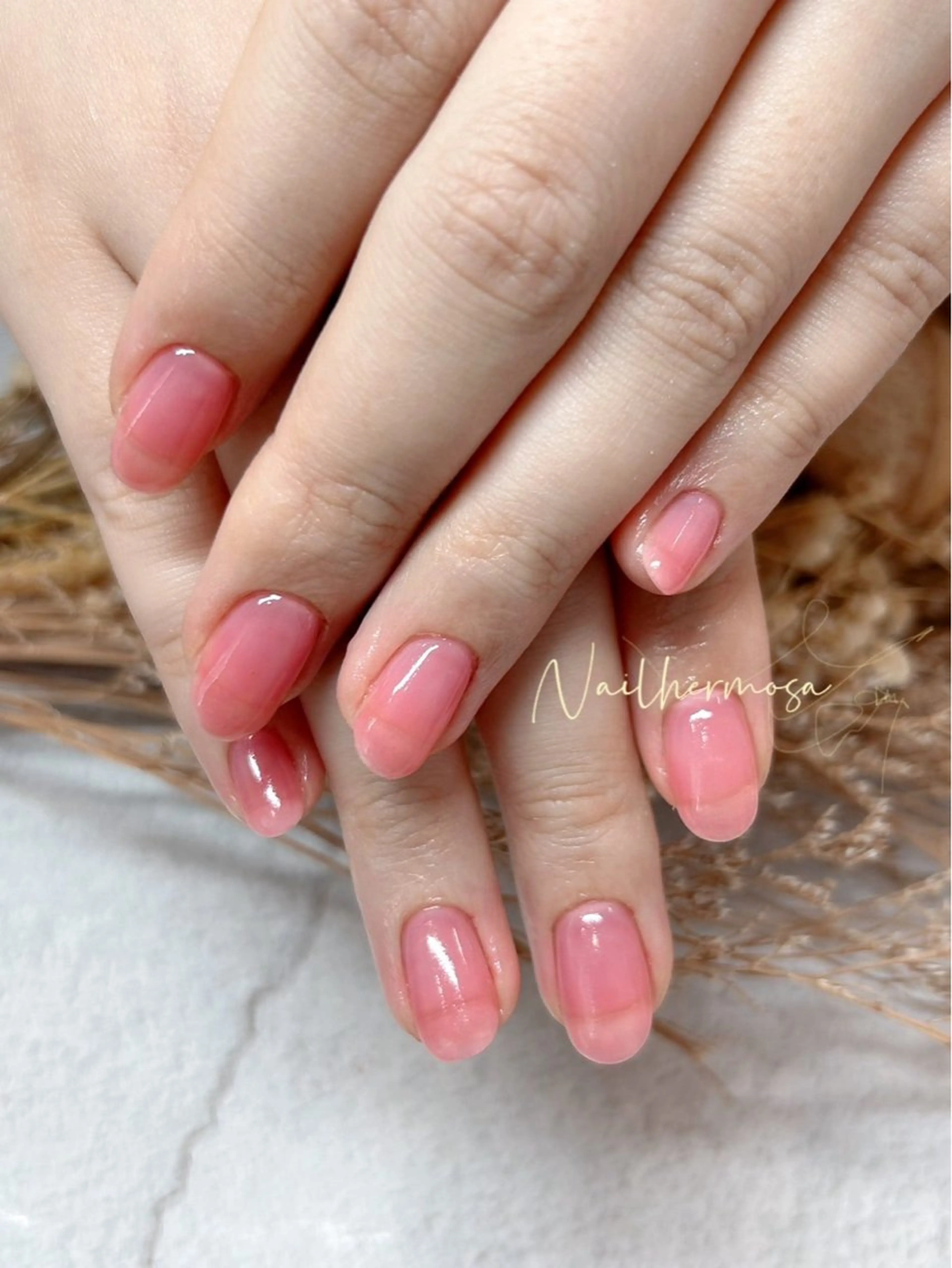 ネイル 長さ出し フラッシュネイル フットネイル ジェルネイル マグネットネイル ハンドネイル エルモサ YURIKAのネイルデザイン