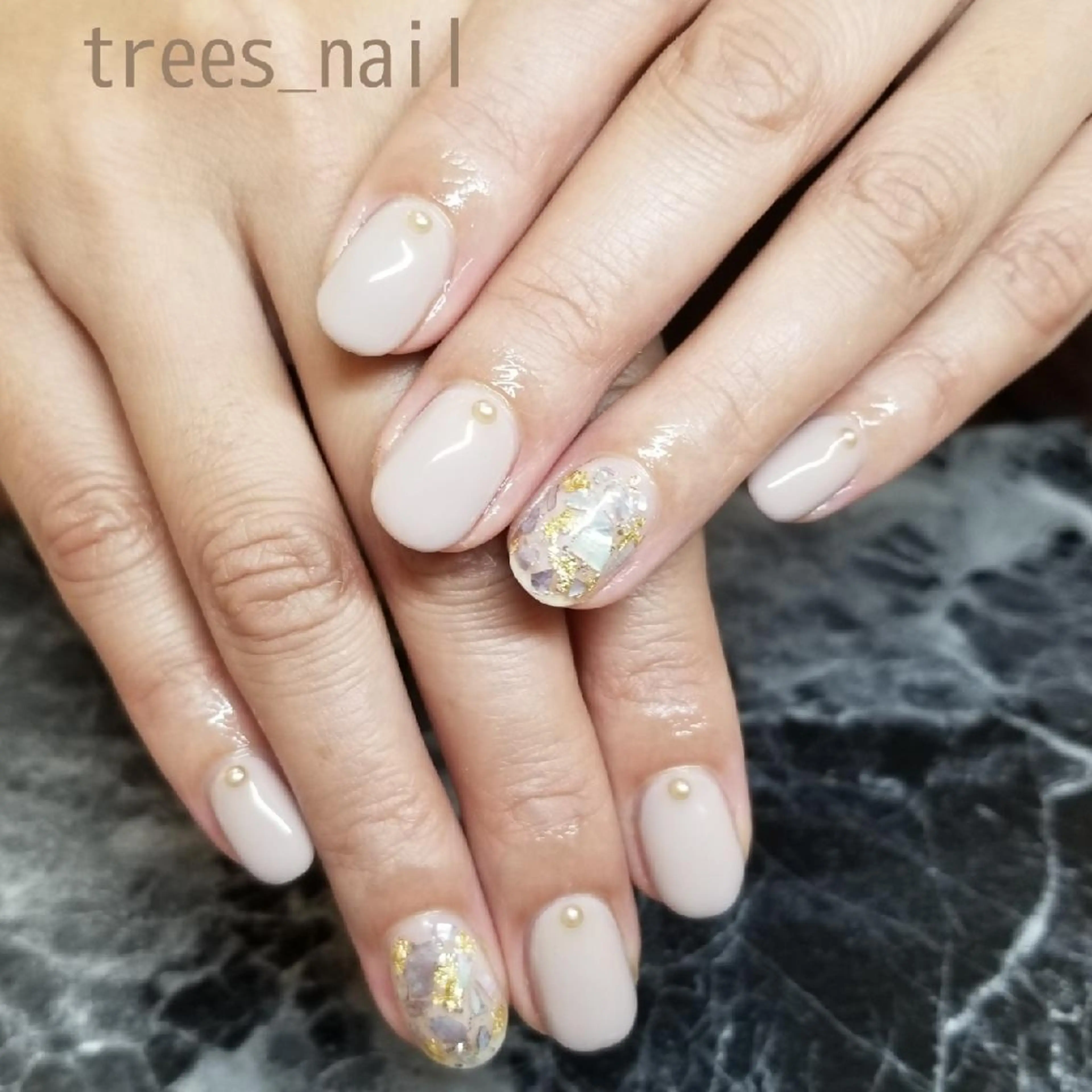 ネイル アートネイル 冬ネイル trees_ nailのネイルデザイン