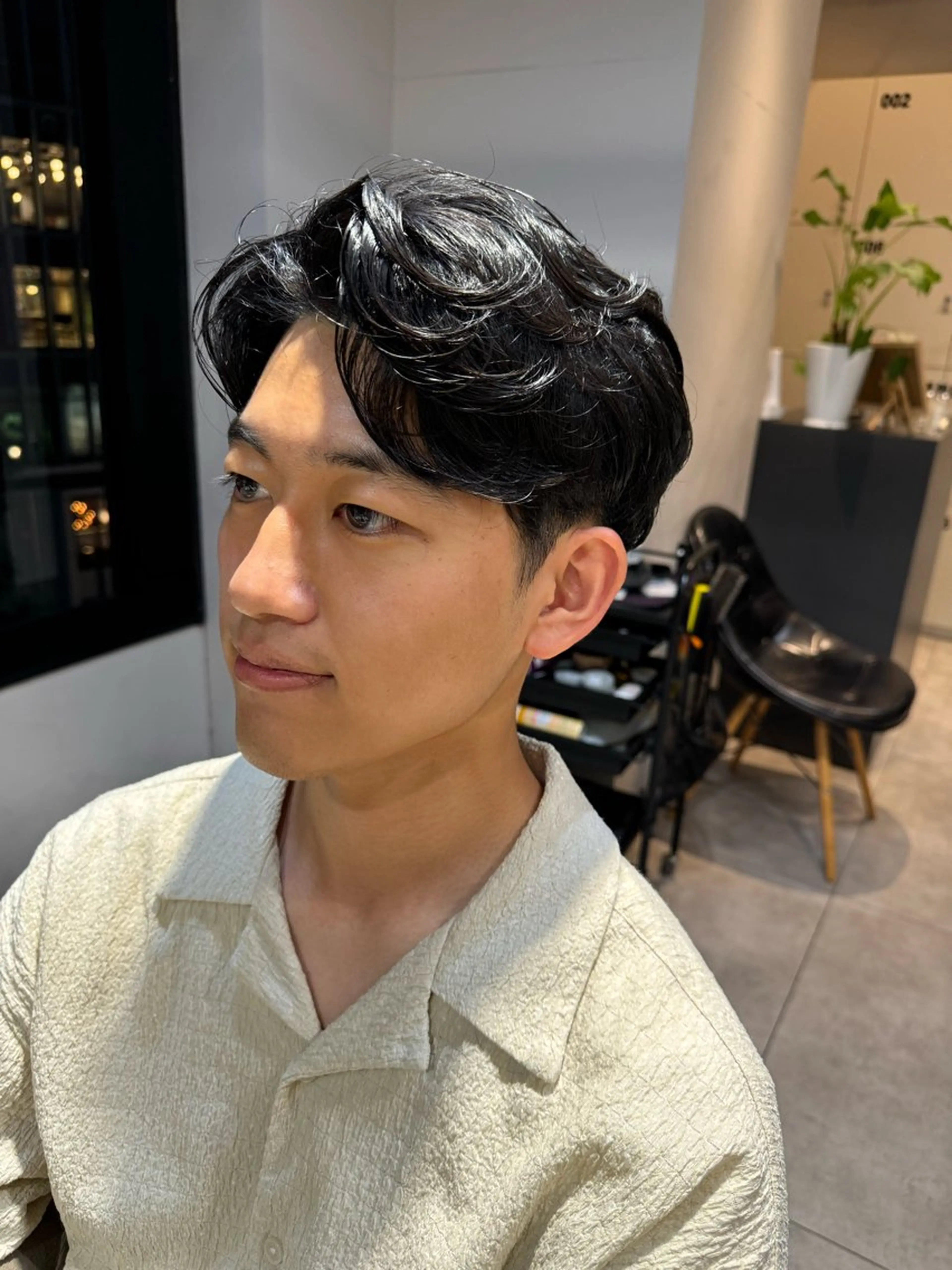 ショート パーマ メンズ メンズパーマ ニュアンスパーマ カット パーマ トリートメント Dxxxx III所属・女性目線の大人 メンズ*Ayakaのヘアスタイル