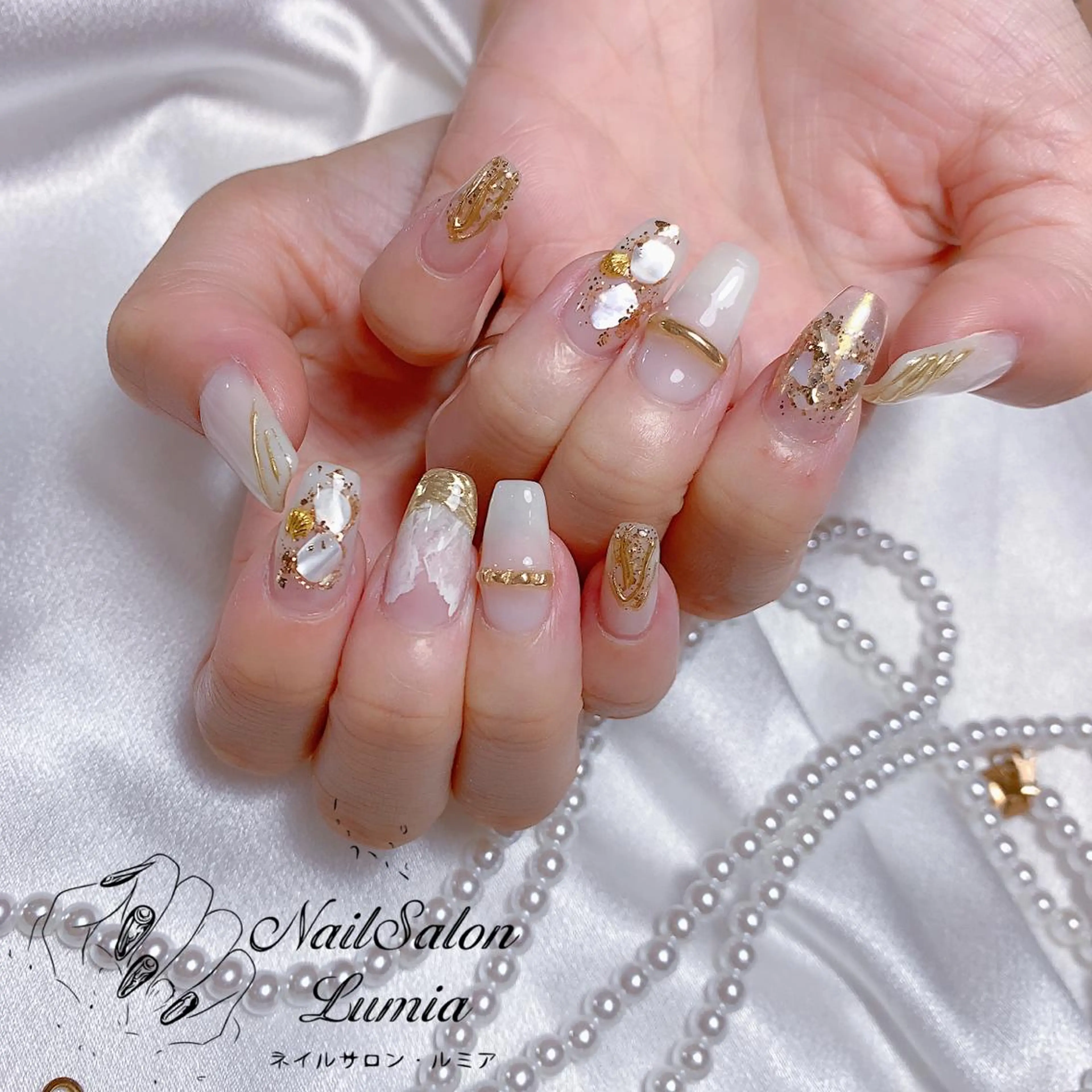 ネイル ハンドネイル ネイルサロン ルミア Lumia 店長のネイルデザイン