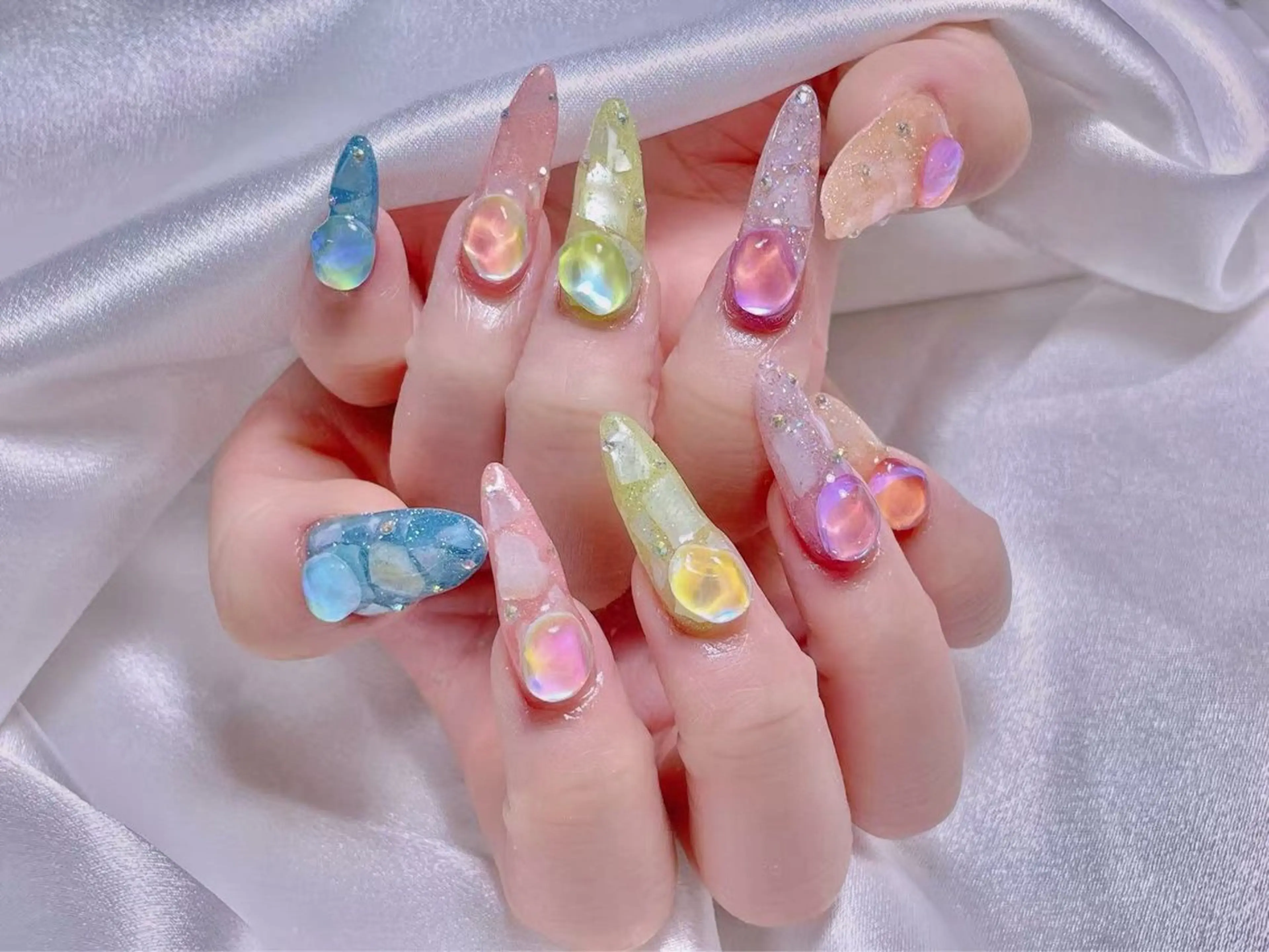 ネイル 長さだし専門店 M2　rikaのネイルデザイン