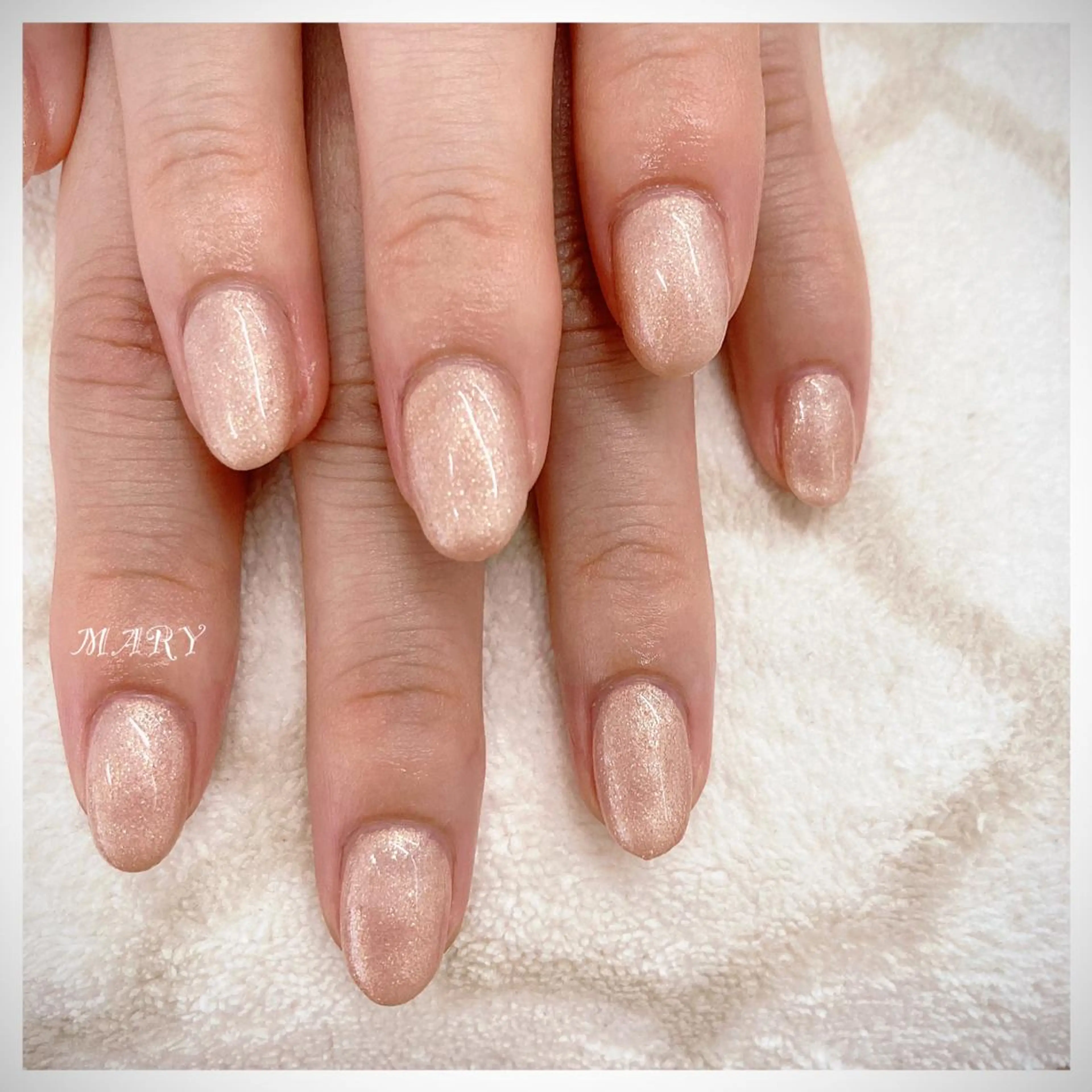 ネイル ニュアンスネイル オフィスネイル ワンカラーネイル ピンク シンプルネイル ハンドネイル Mary nail所属・Mary nail .narumiのネイルデザイン