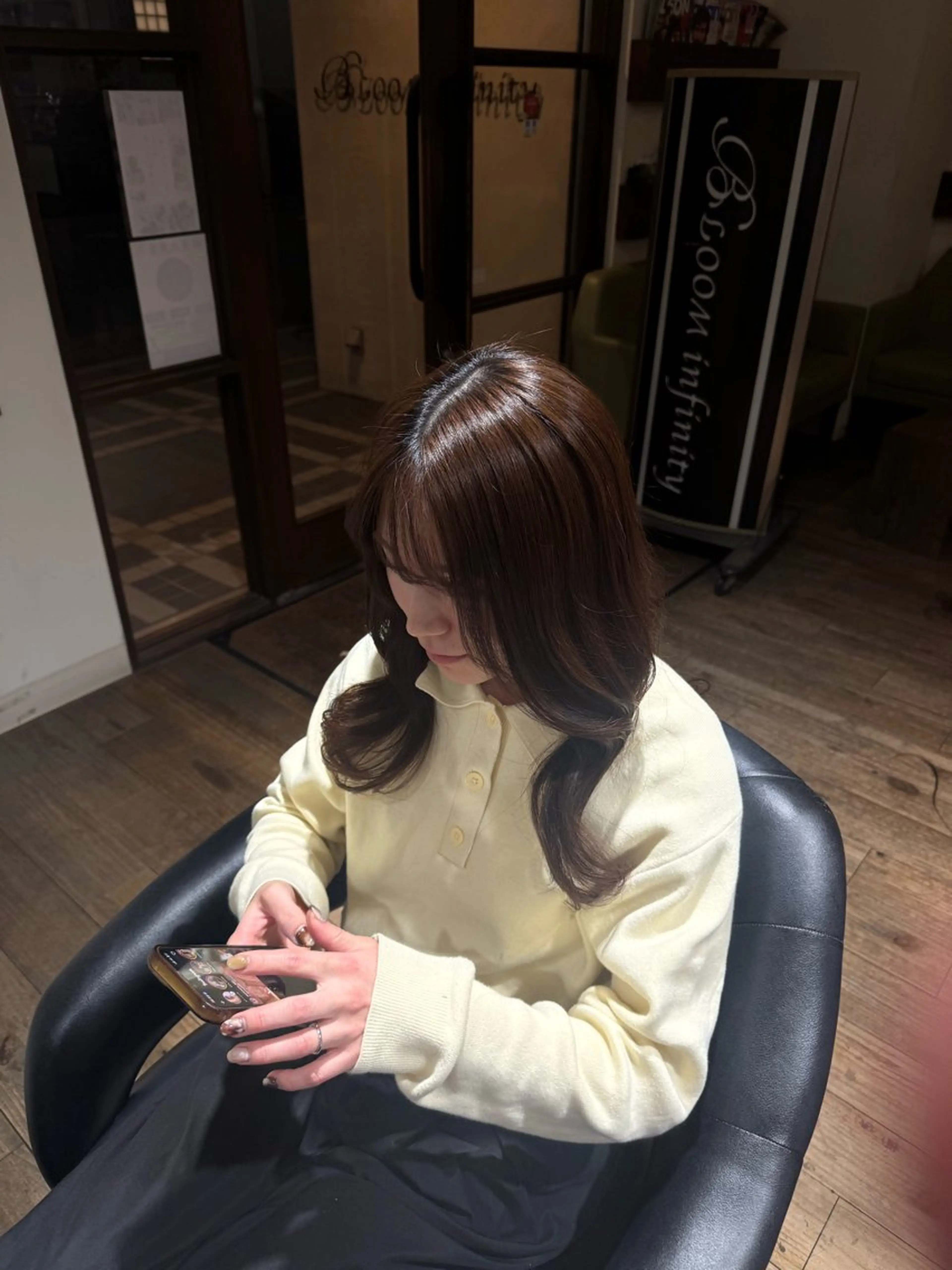 ロング 齋藤 結のヘアスタイル