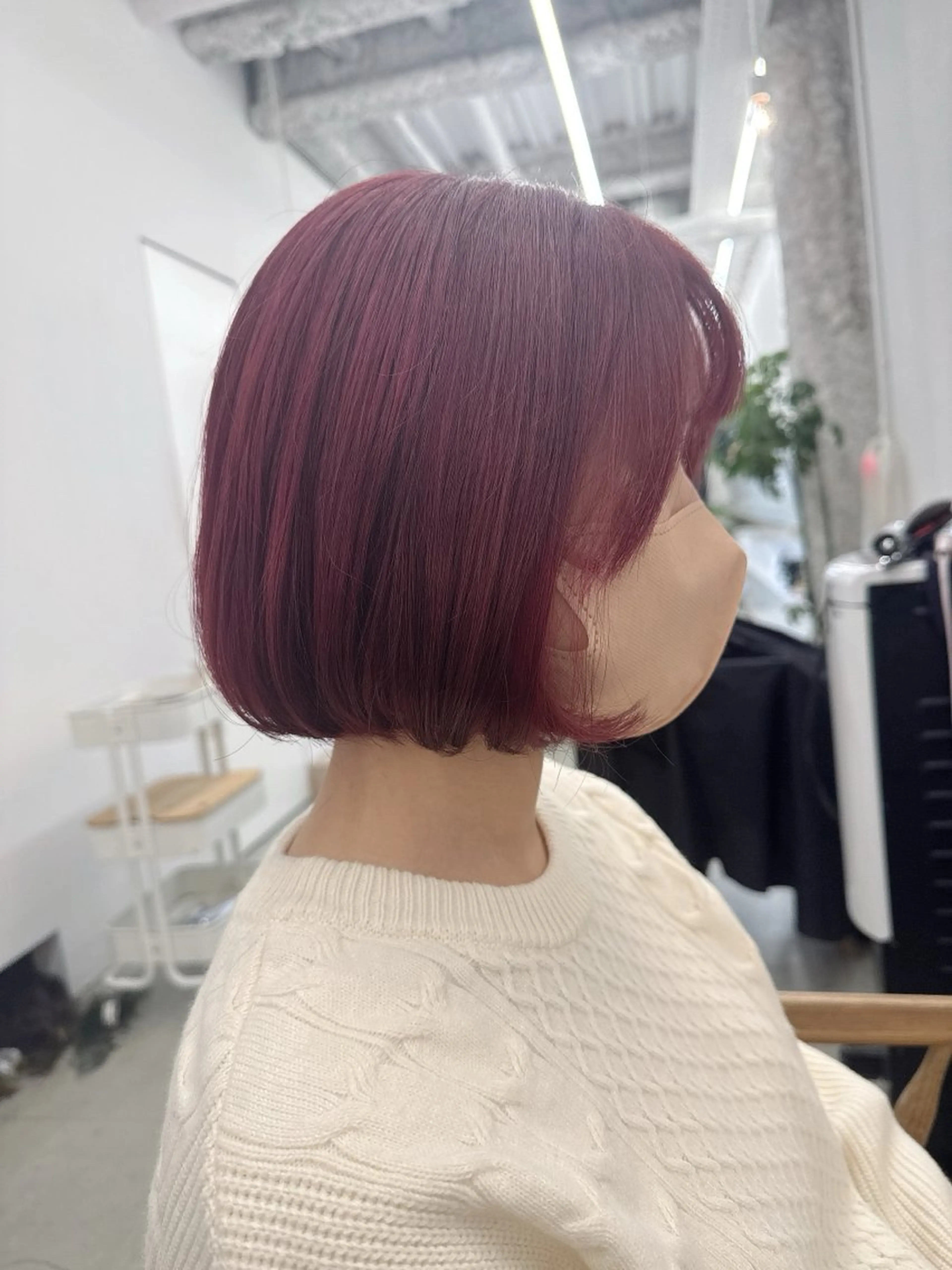 ミディアム カラー カット ヘアカラー トリートメント 🌷花屋併設🌷 西松さらのマツエク・マツパデザイン