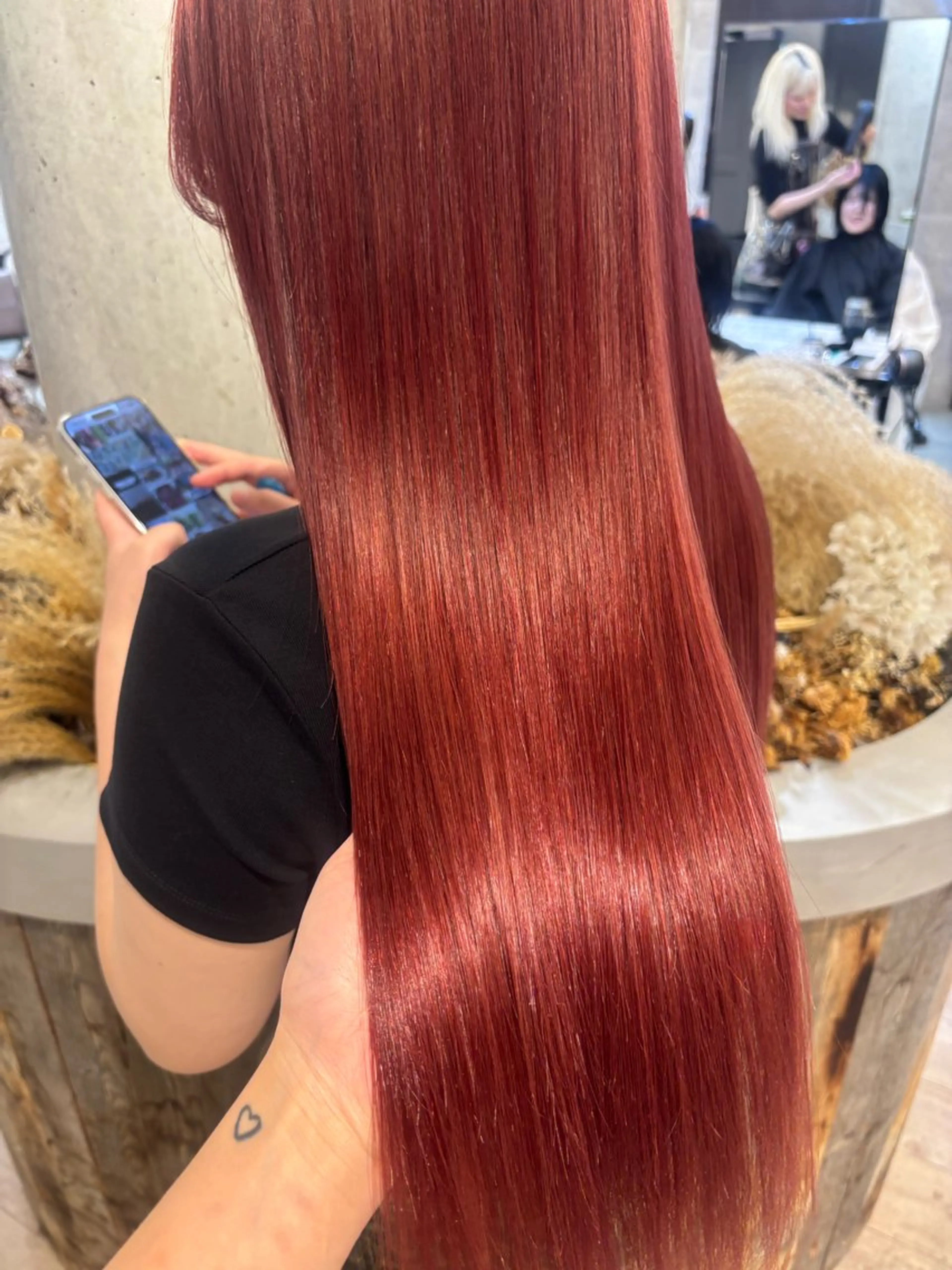 ロング カラー ヘアカラー 韓国ハイトーンカラー kana♡のヘアスタイル