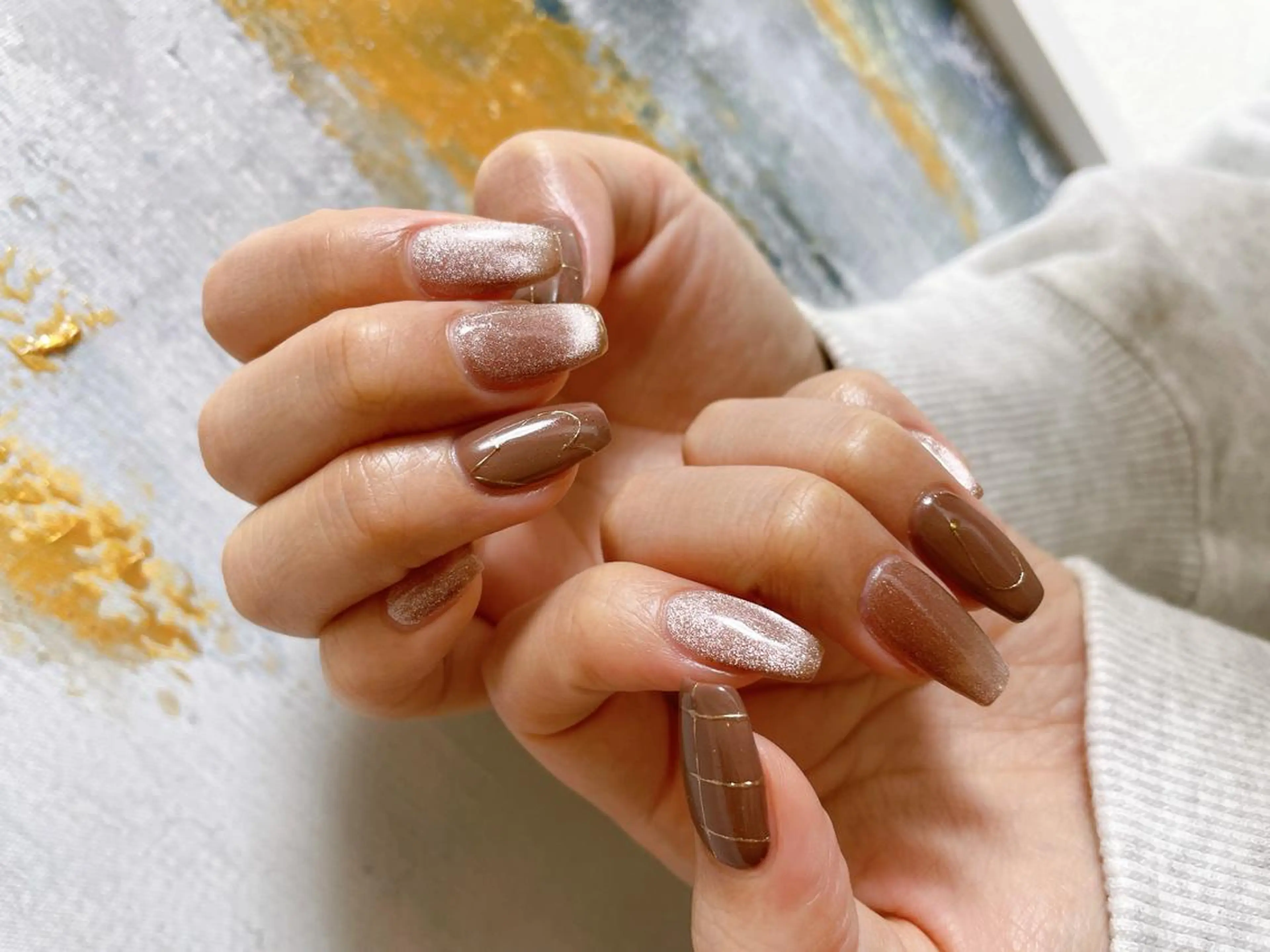 ネイル フットネイル フレンチネイル ジェルネイル ハート 韓国ネイル Mogu nail 二子玉川のネイルデザイン