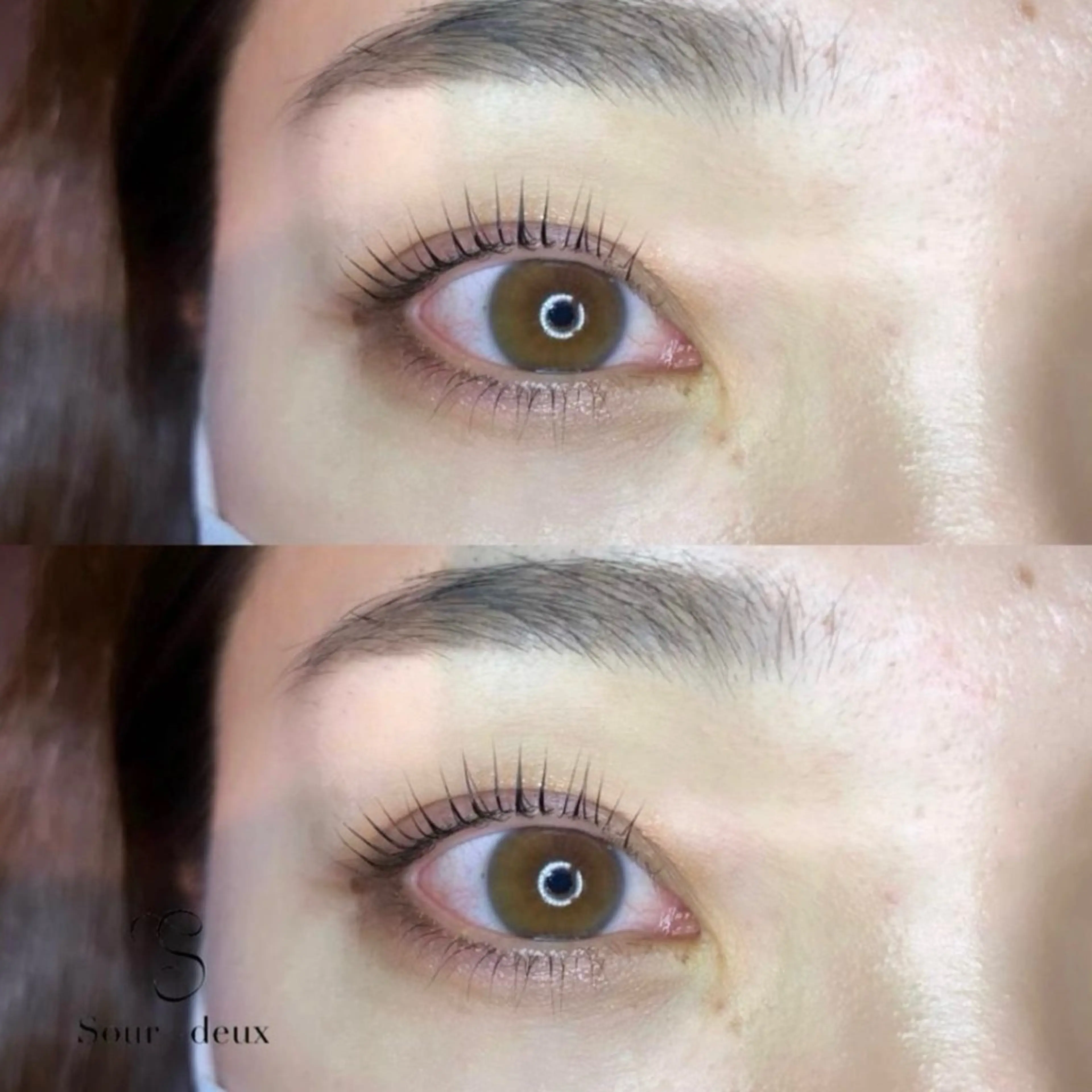 上下まつ毛パーマ🤍の写真