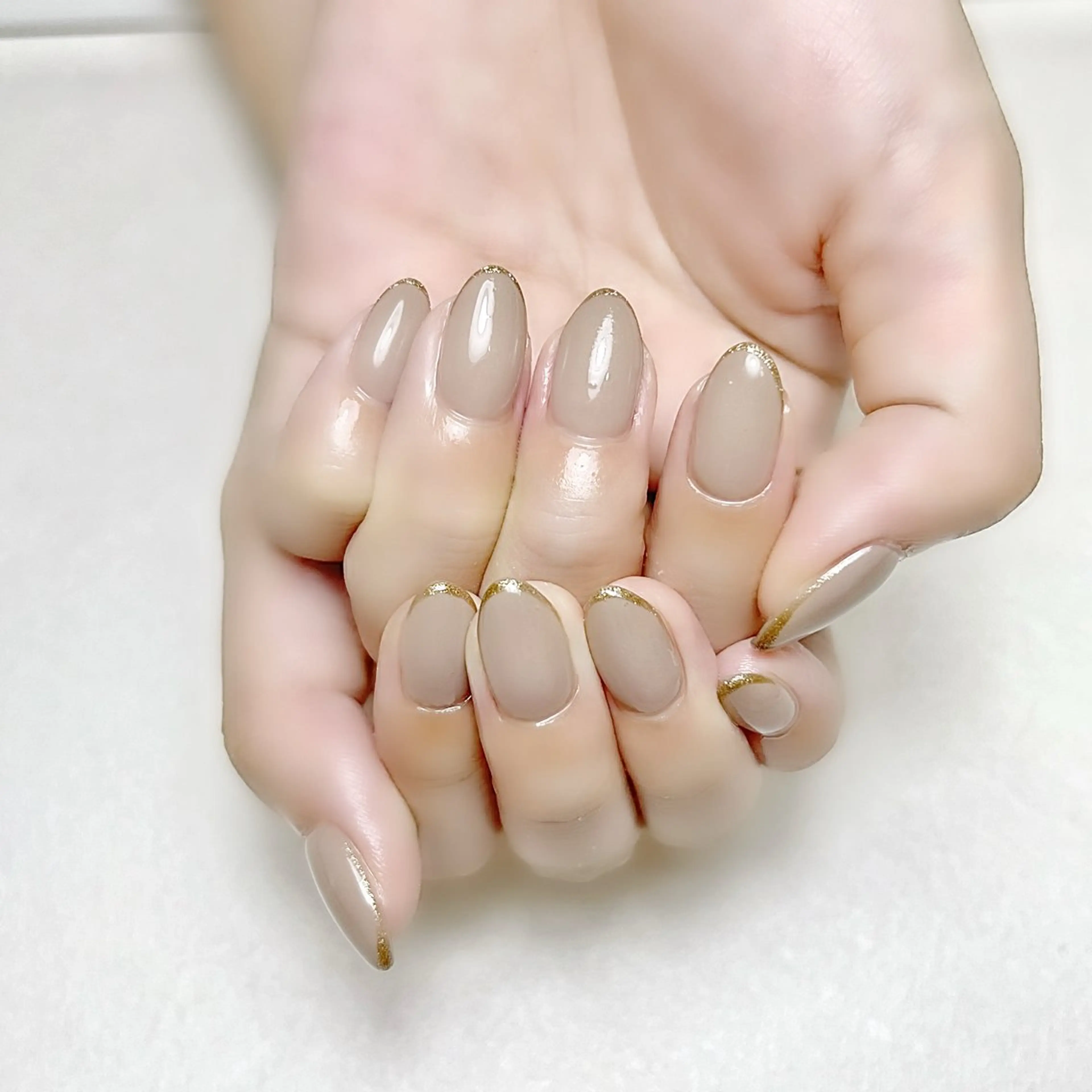 ネイル ラメ(グリッター) オフィスネイル ワンカラーネイル rouse nail RISATOのネイルデザイン