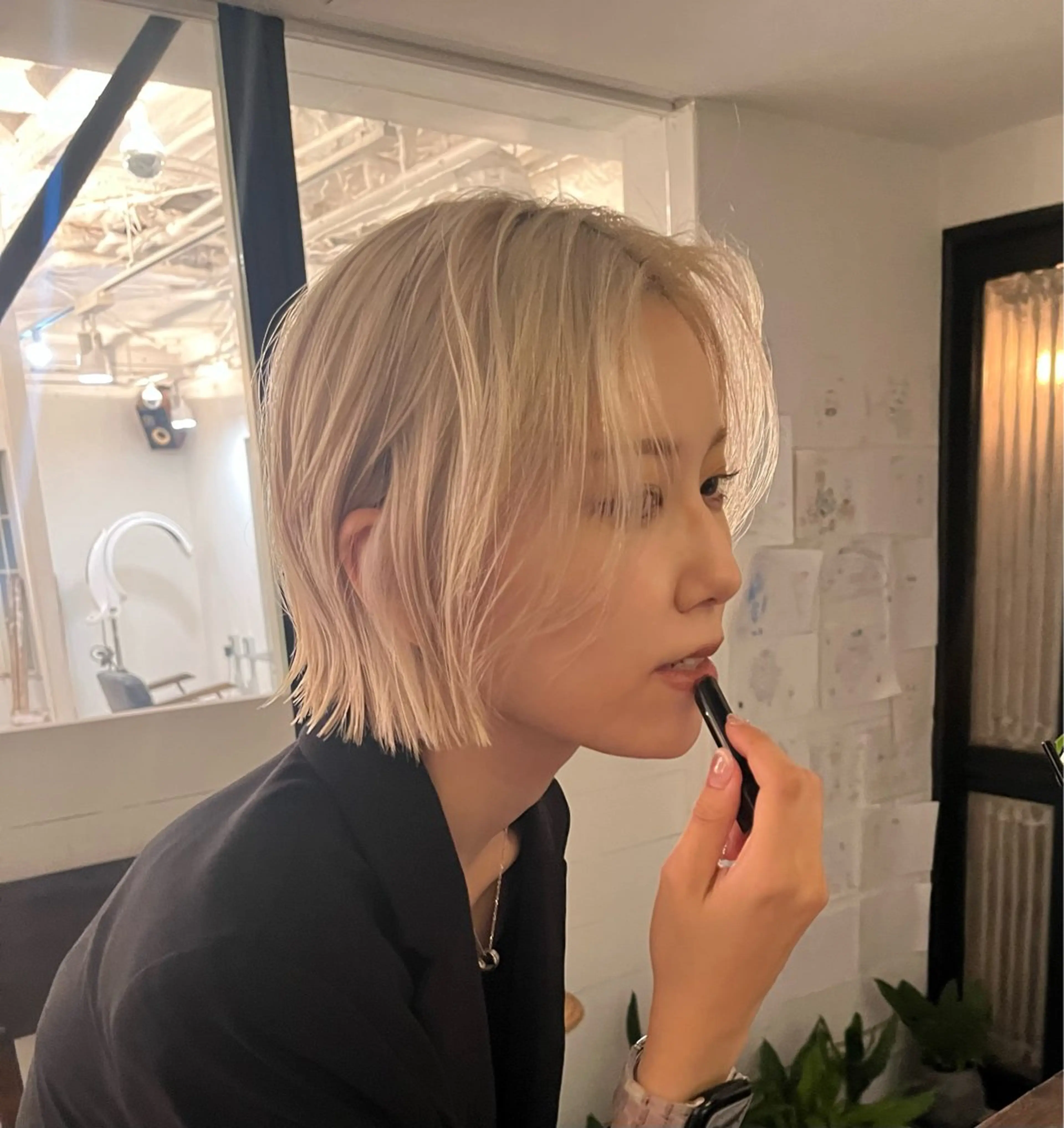 ミディアム ボブ カット ブリーチなし/透明感 /ショート/大世のヘアスタイル