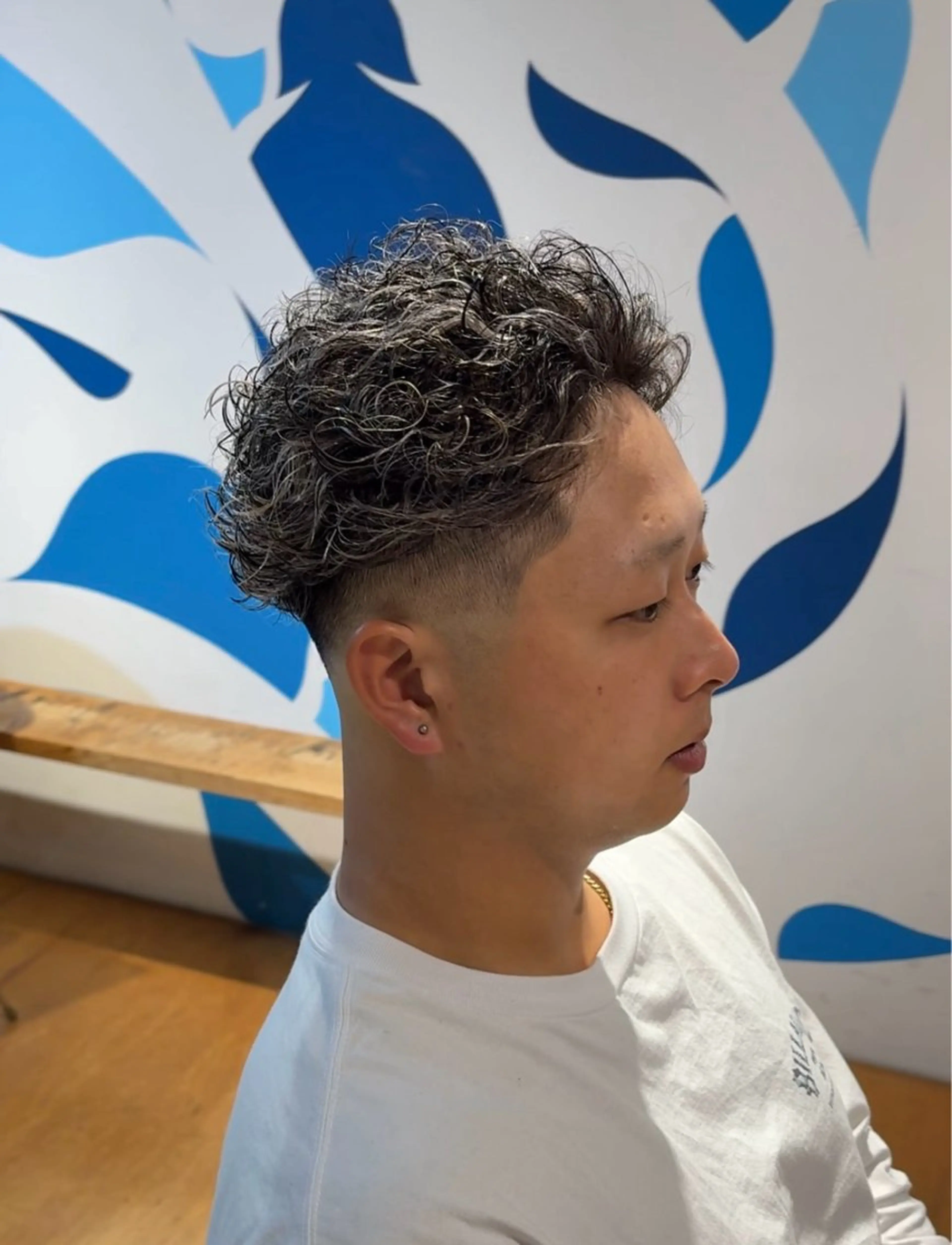 カラー パーマ メンズ カット パーマ aDALil川越 😎AZUSAのヘアスタイル