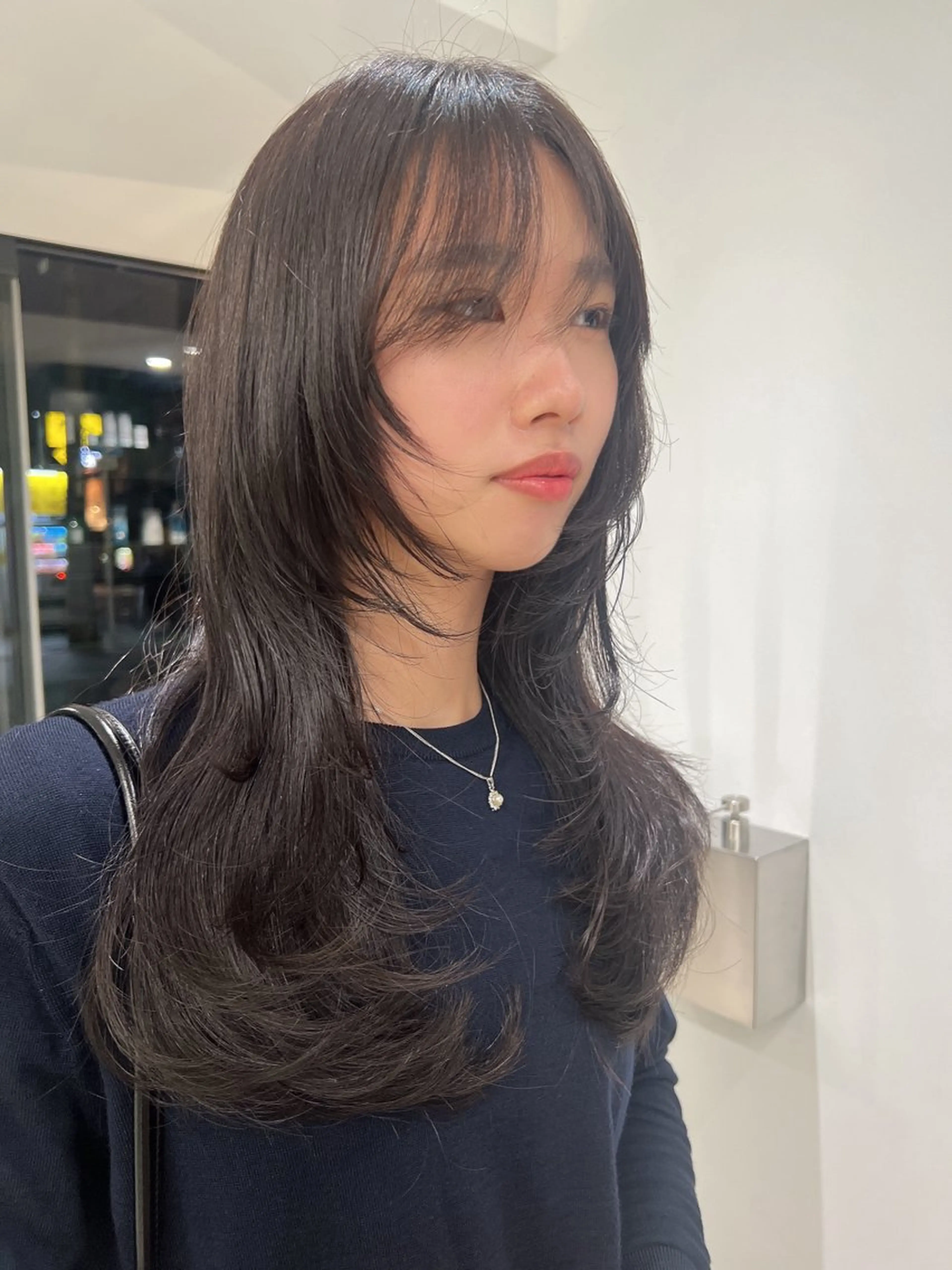 ロング ヘアアレンジ M Hair Salon所属・淀屋橋レイヤーパーマ ハッシュ/ASARIのヘアスタイル