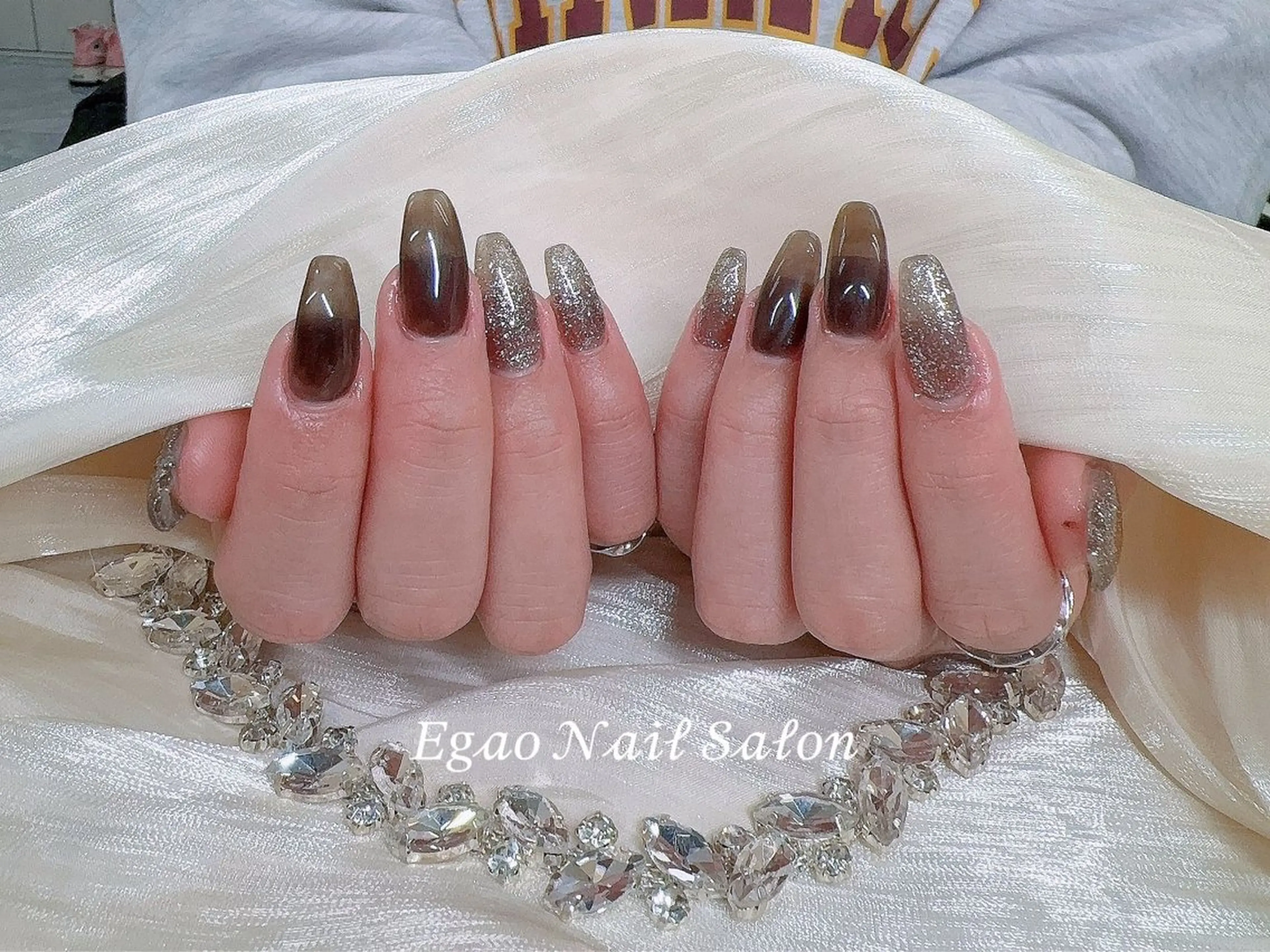 ネイル フットネイル ジェルネイル パラジェル Egao Nail Salonのネイルデザイン