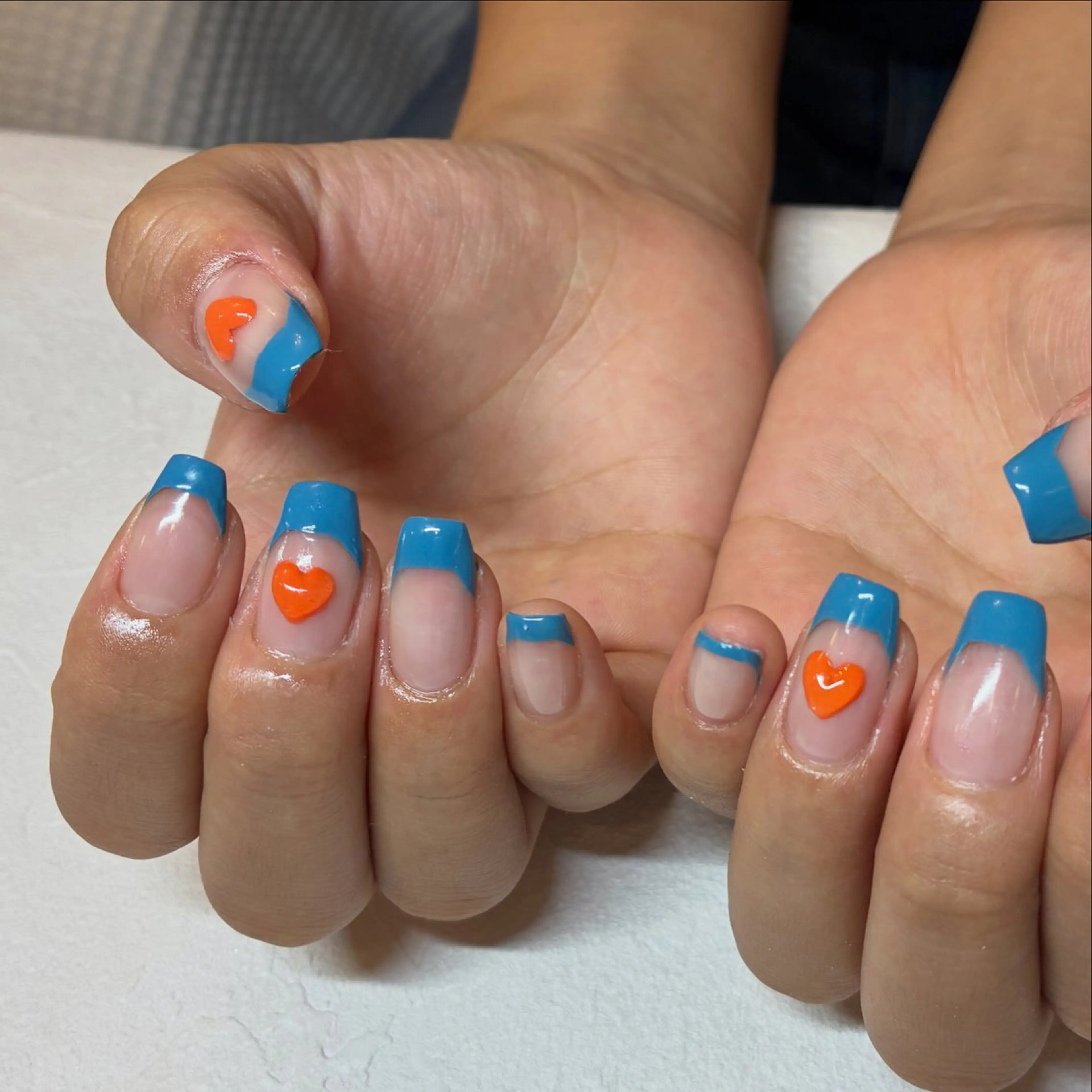 ネイル ハート ハンドネイル ハンドケア ジェヌインネイル 間宮のネイルデザイン