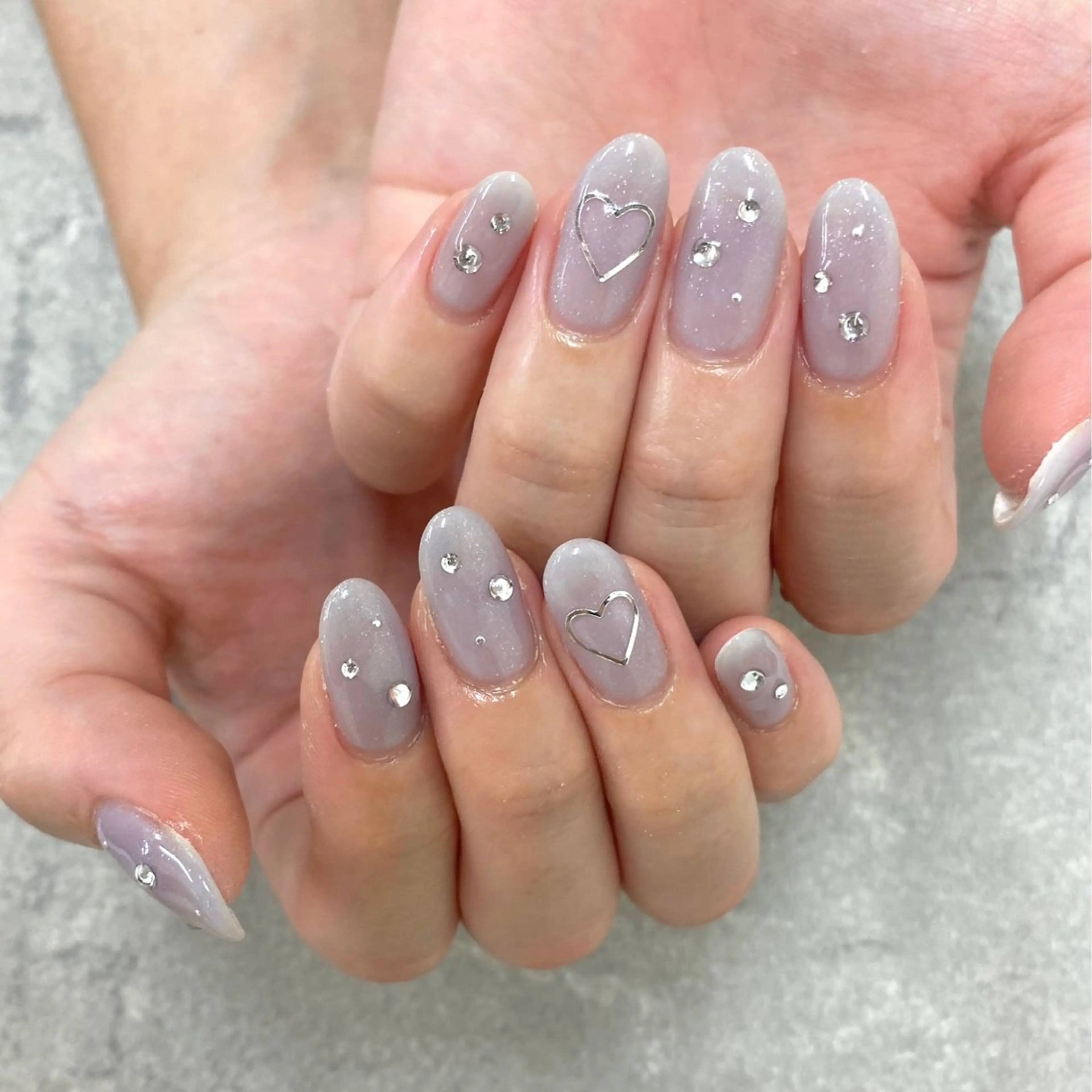 ネイル フットネイル フレンチネイル グラデーション キラキラネイル 韓国ネイル ハンドネイル NUMAZAWA KASUMIのネイルデザイン