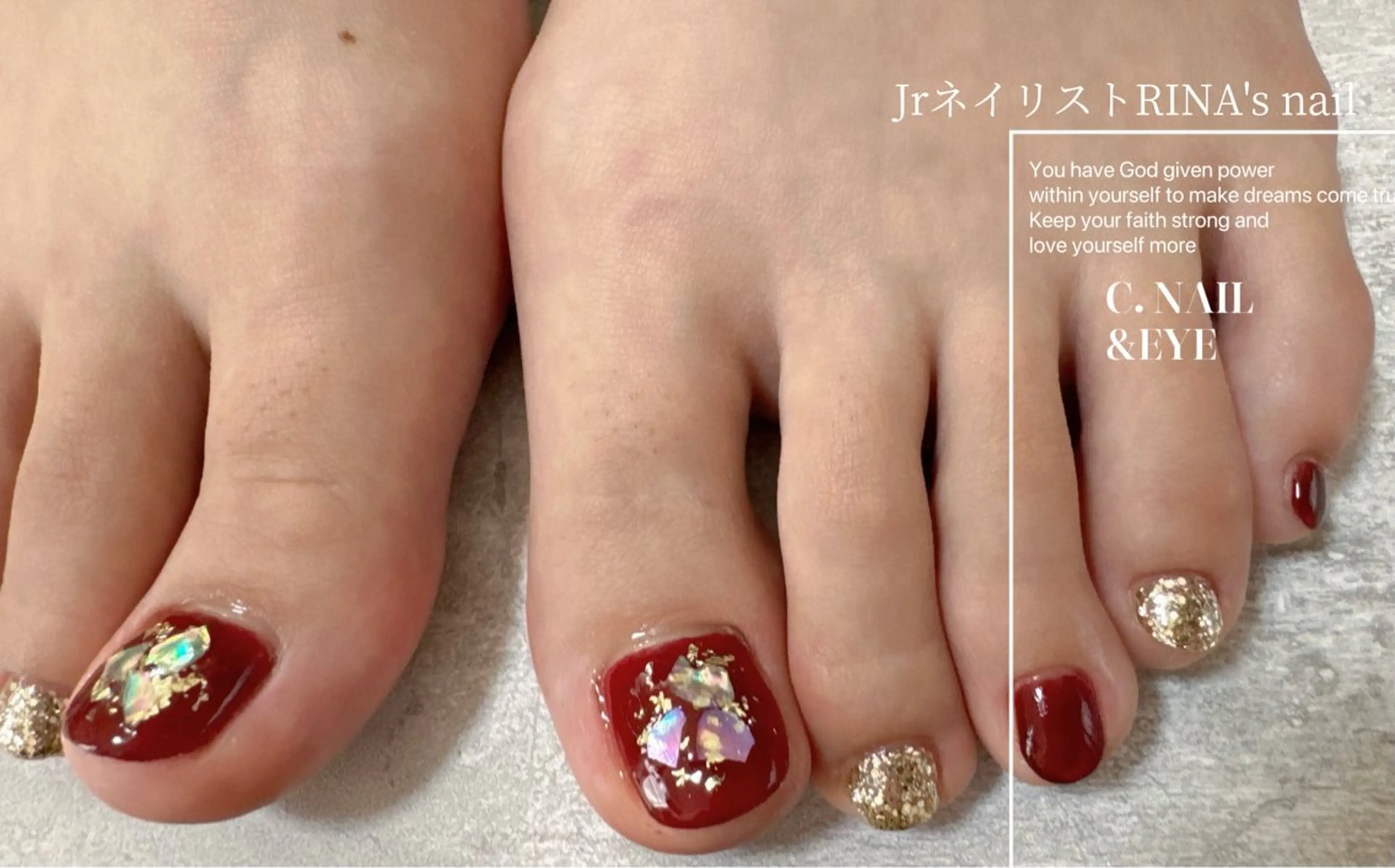 ネイル フットネイル C.Nail &Eye筑紫駅のネイルデザイン