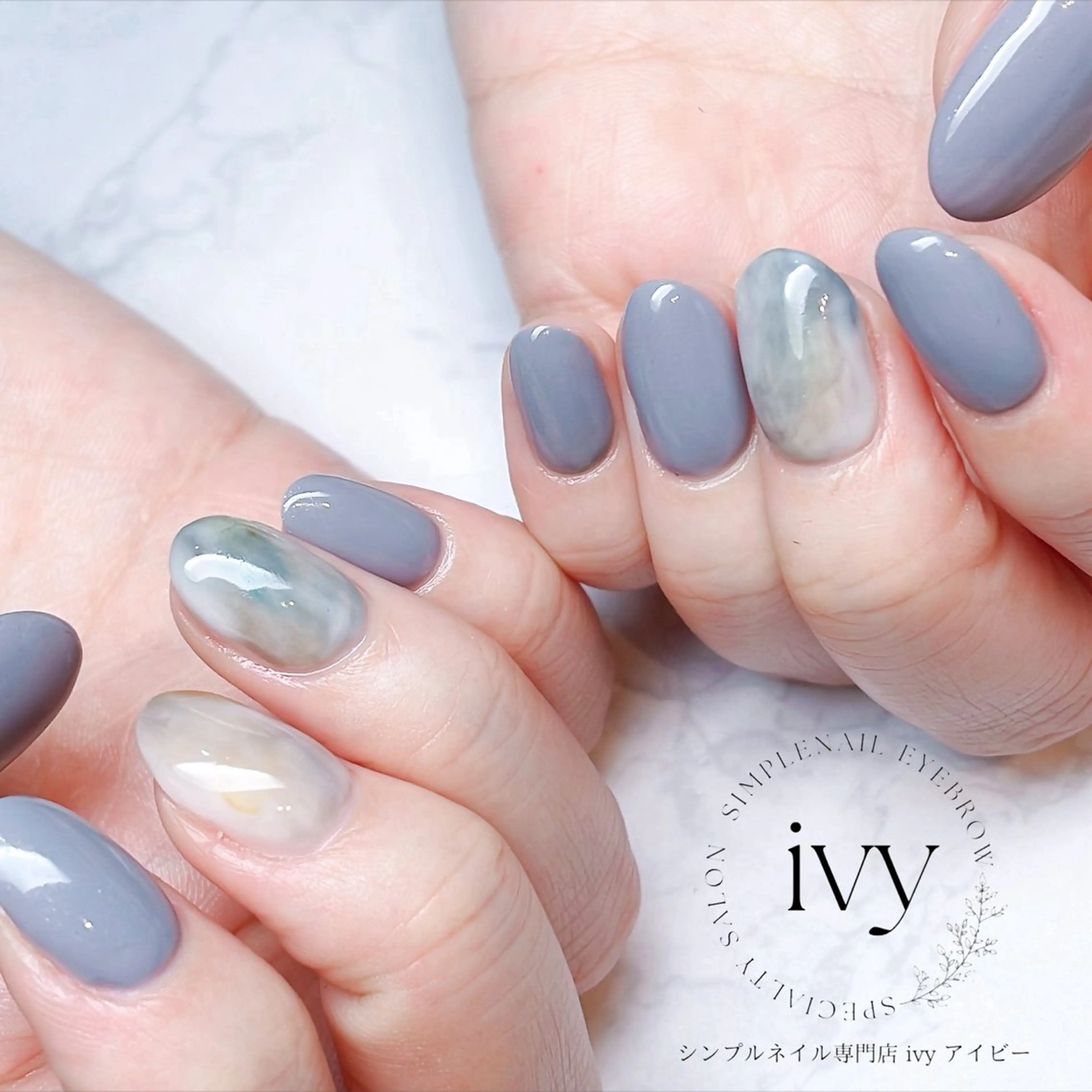 ネイル シンプルネイル専門店 ivy アイビーのネイルデザイン