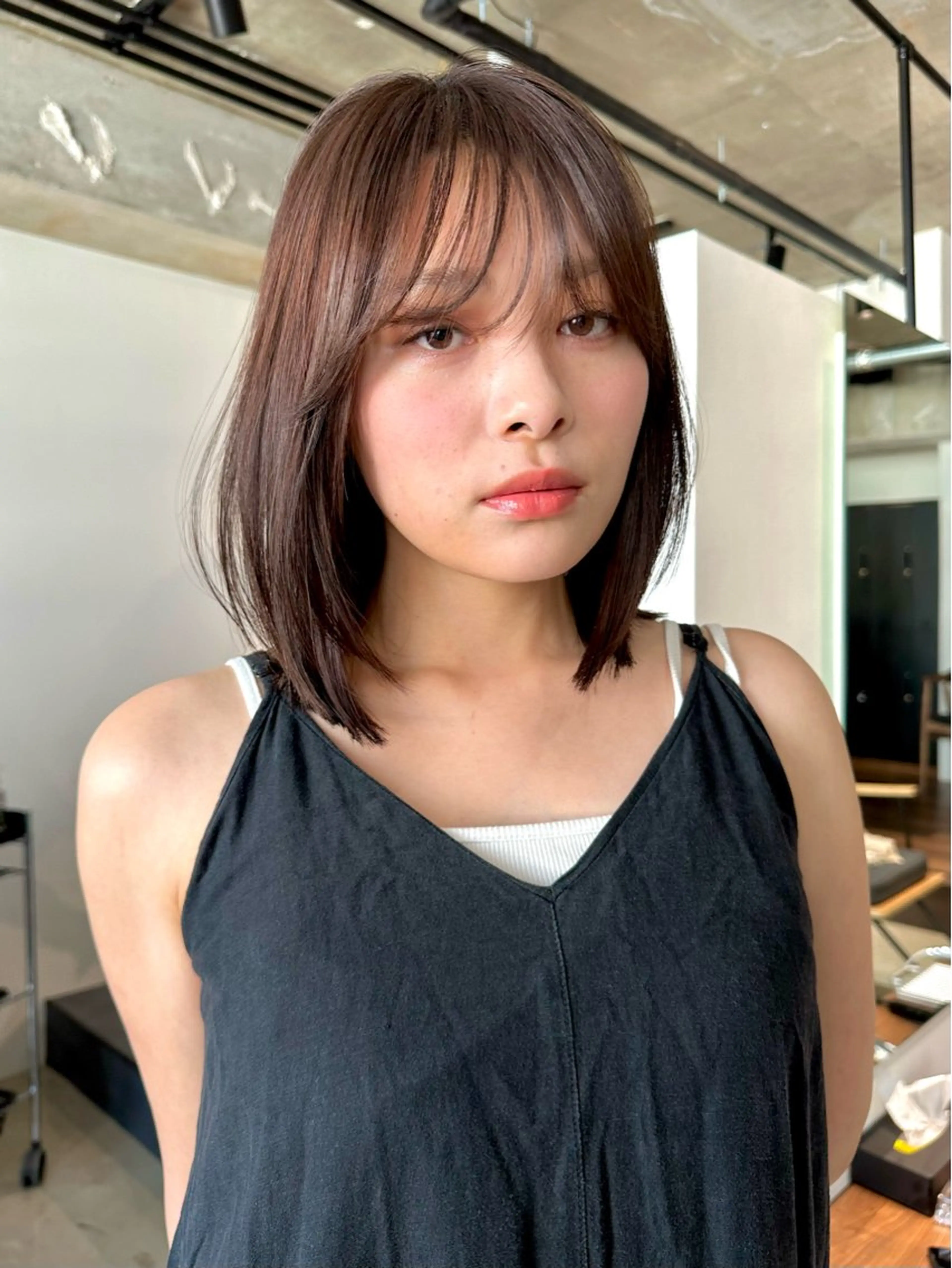 ショート カラー パーマ 🫧小顔×似合わせ× 透明感カラー🫧のヘアスタイル