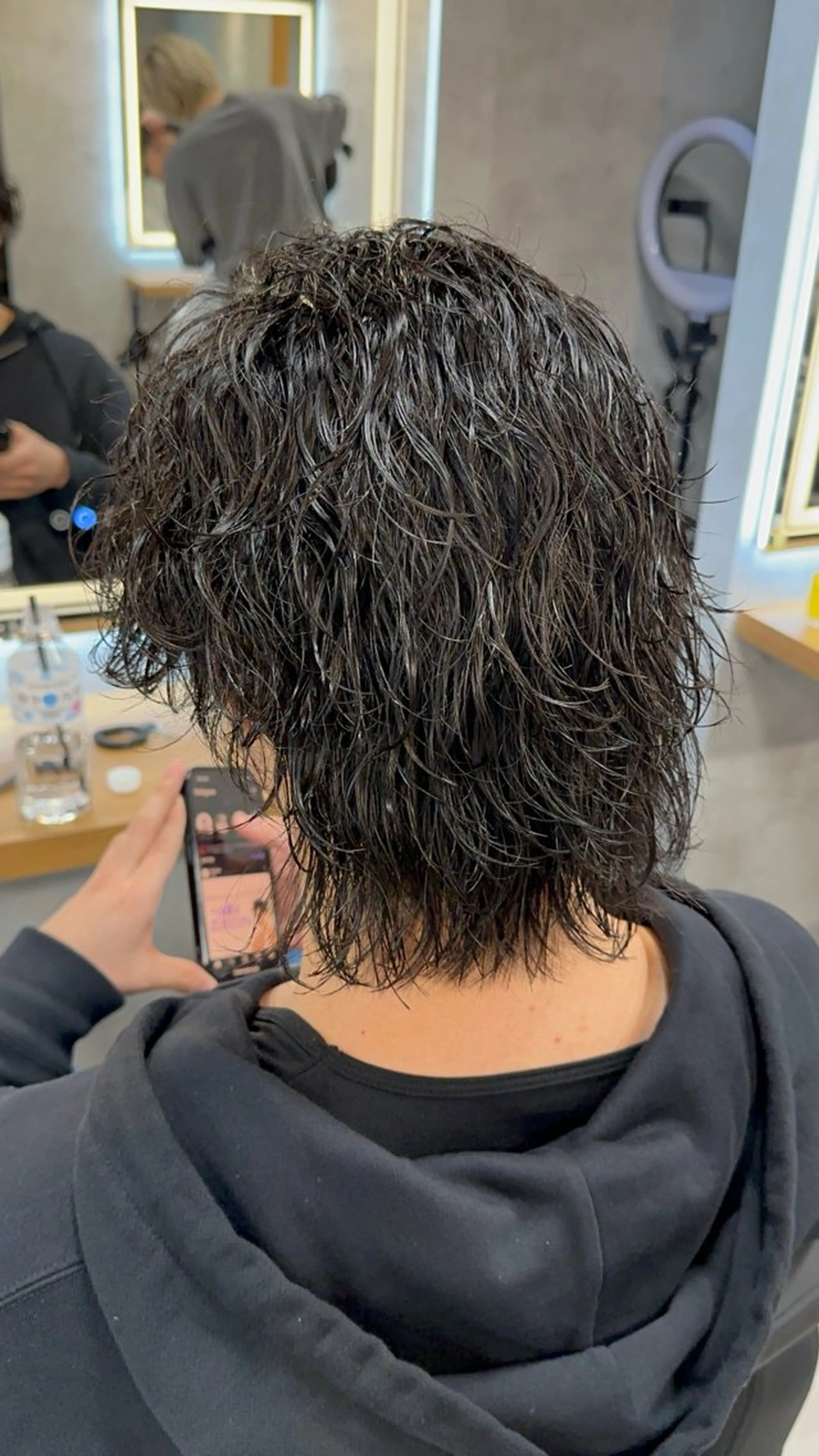 カラー パーマ メンズ 波巻きパーマ カット パーマ 札幌美容室 /光👑のヘアスタイル