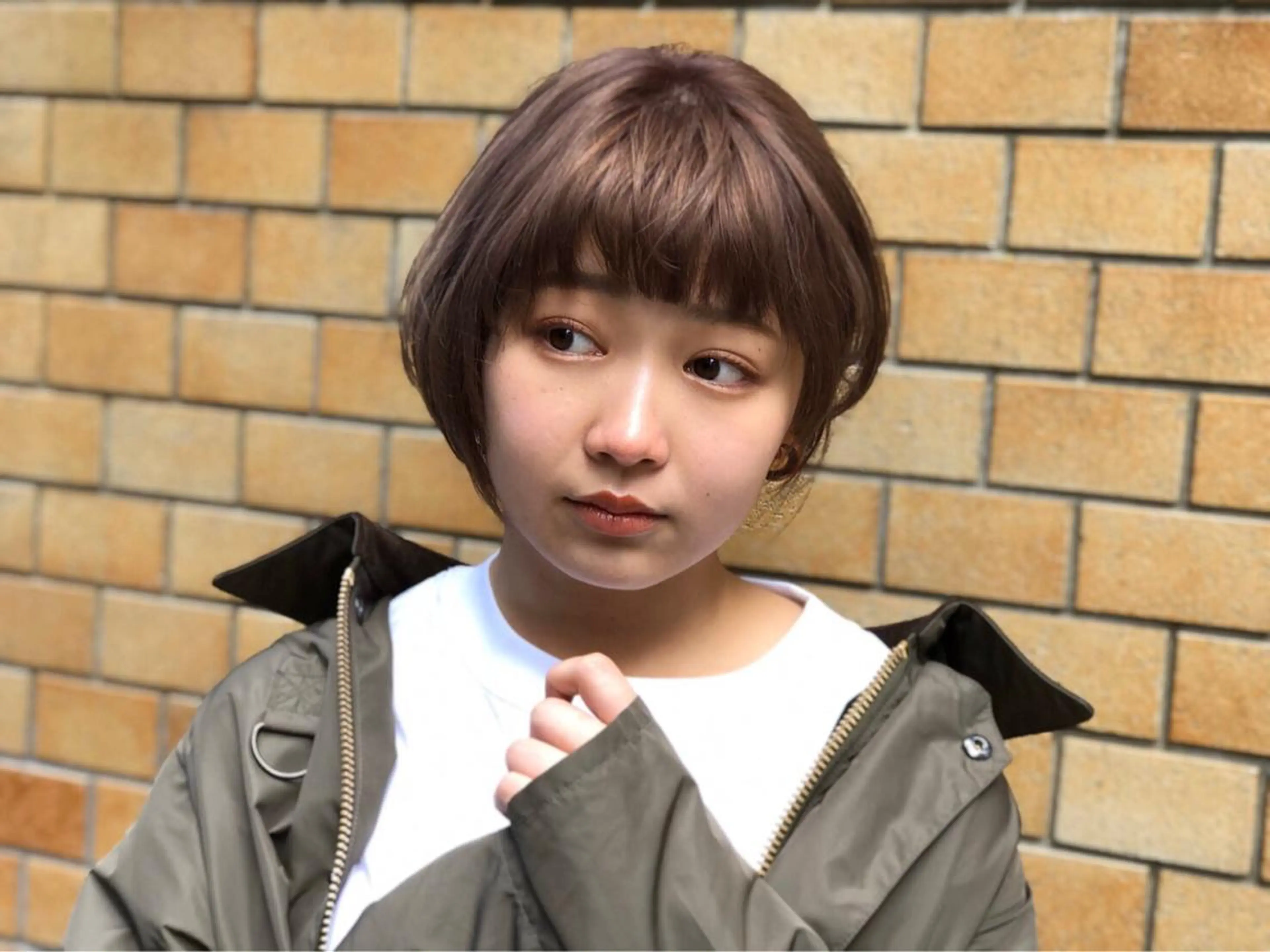 ショート カラー ベージュカラー ショートヘア ヘアカラー トリートメント Clay所属・及川 祐輔のヘアスタイル