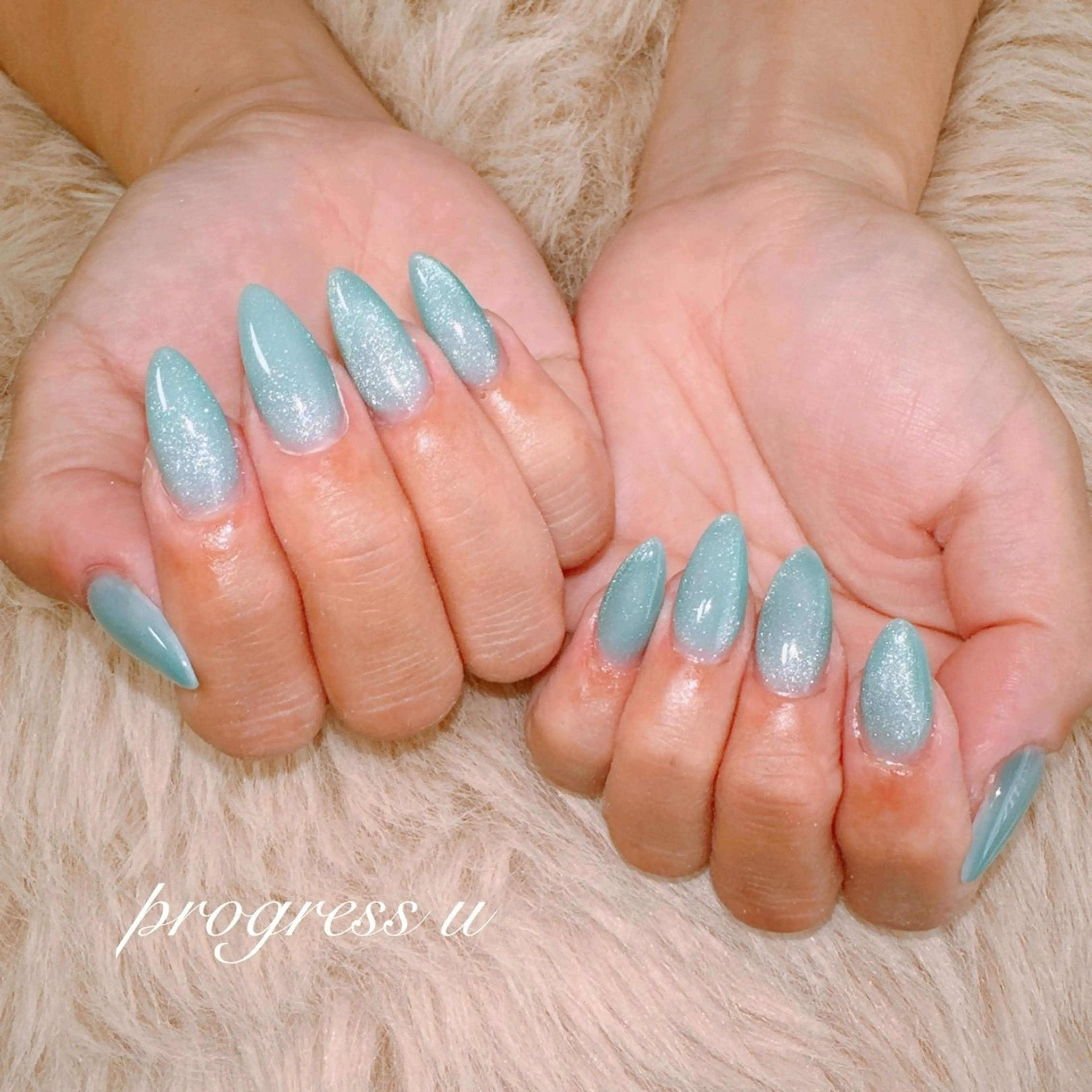 ネイル マグネットネイル ハンドネイル ハンドケア progress uのネイルデザイン