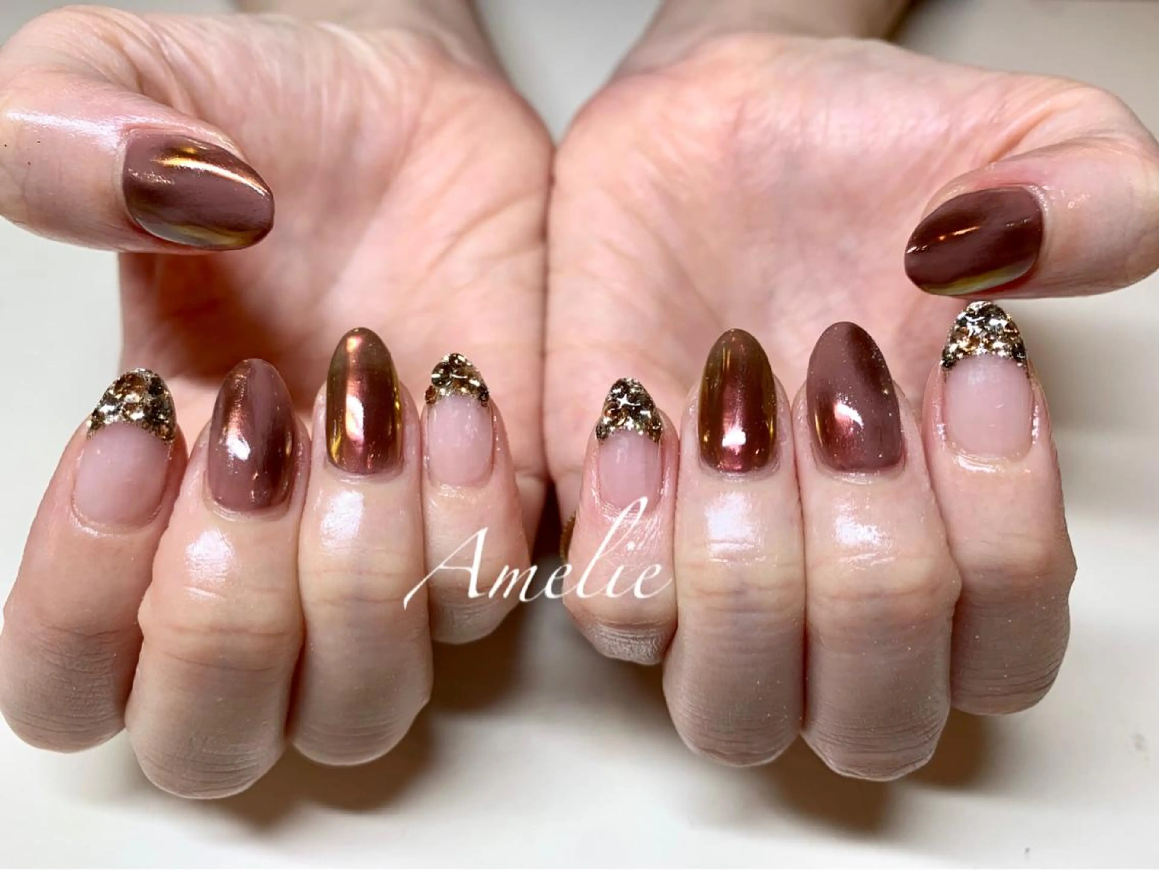 ネイル ミラーネイル yo koのネイルデザイン