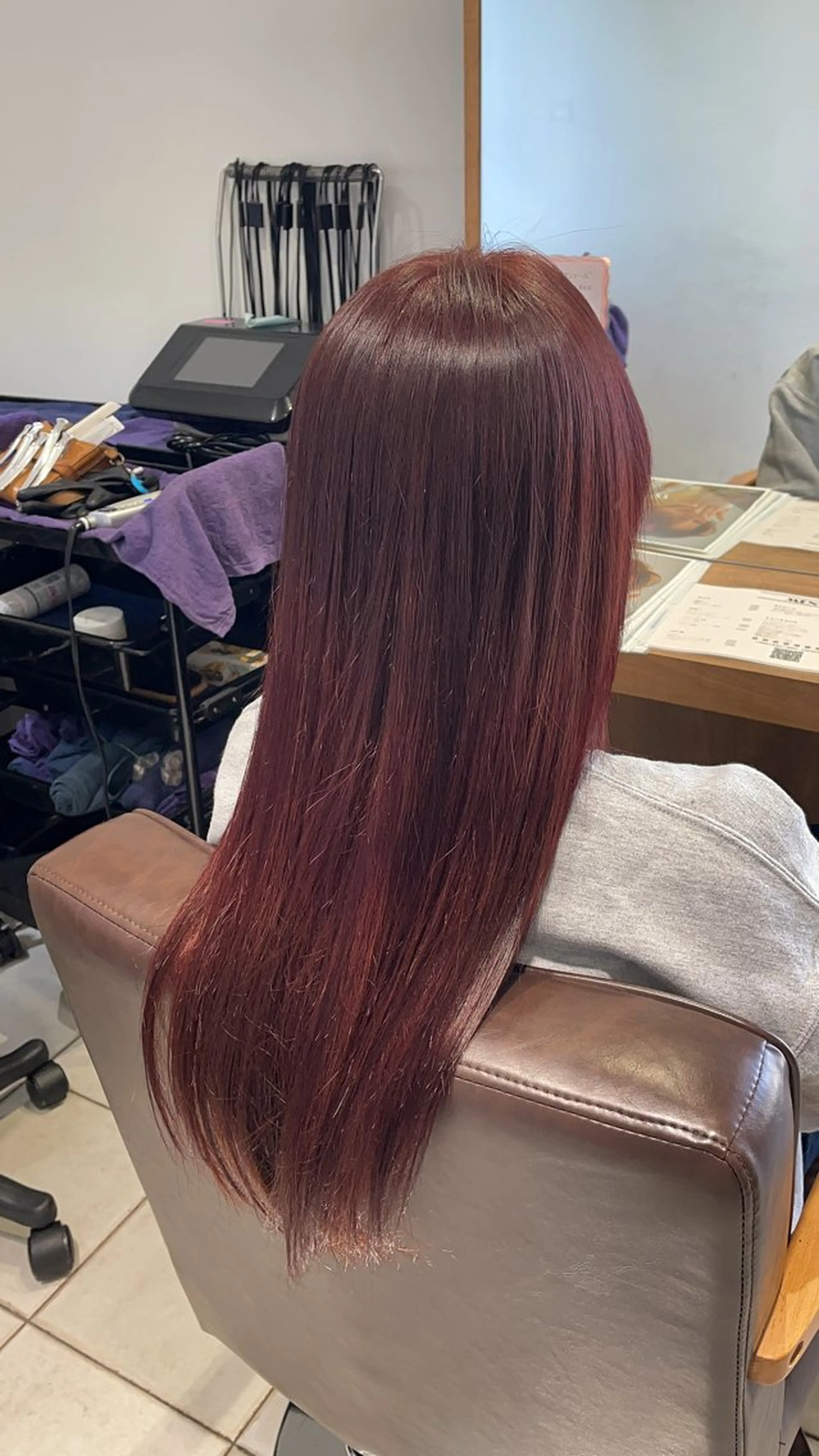 セミロング 【艶カラー⠀】坂東 要のヘアスタイル