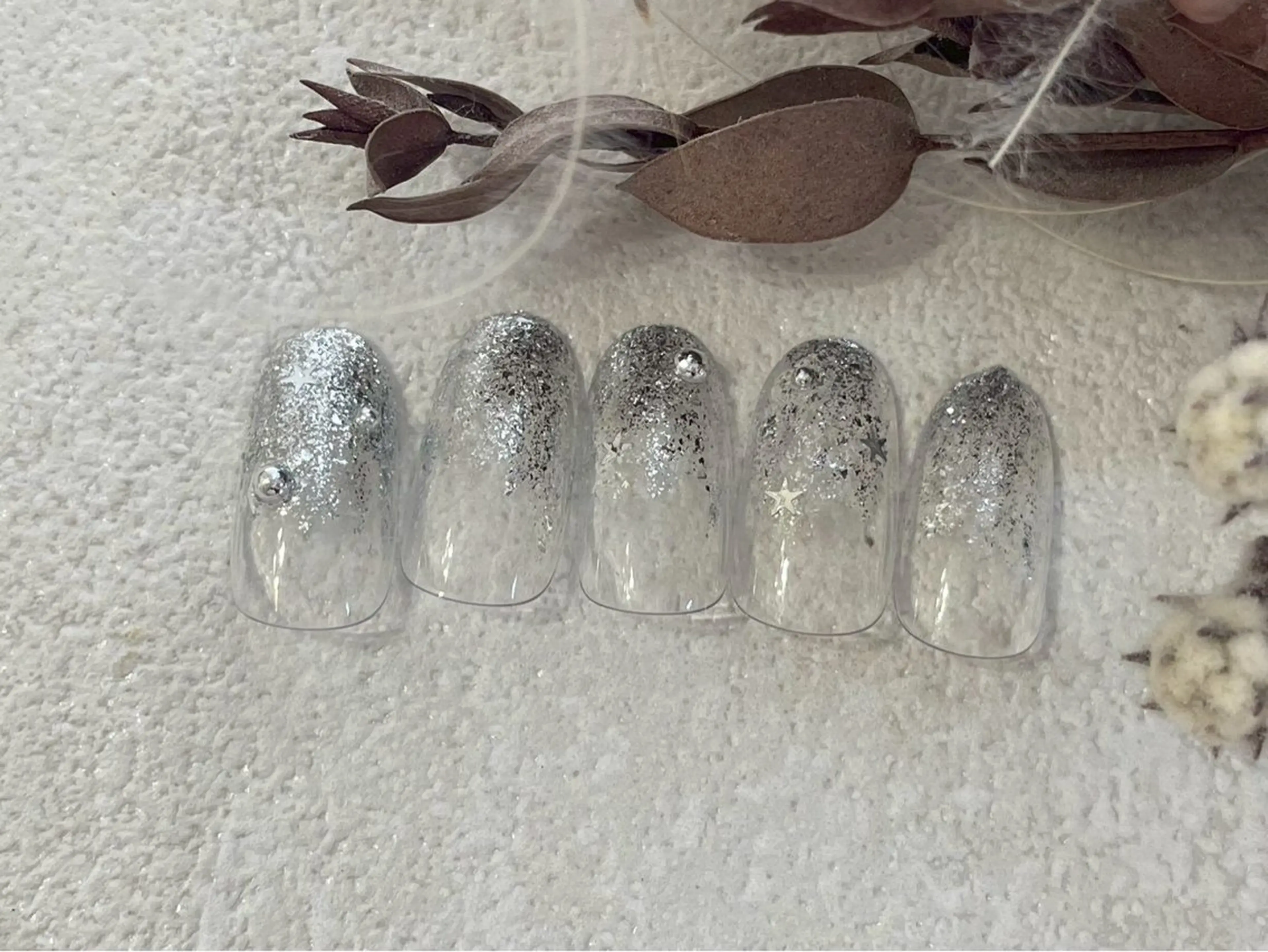 ネイル オーロラネイル 桜ネイル フラワーネイル フットネイル フレンチネイル ハンドネイル kiki nail たまプラーザのネイルデザイン