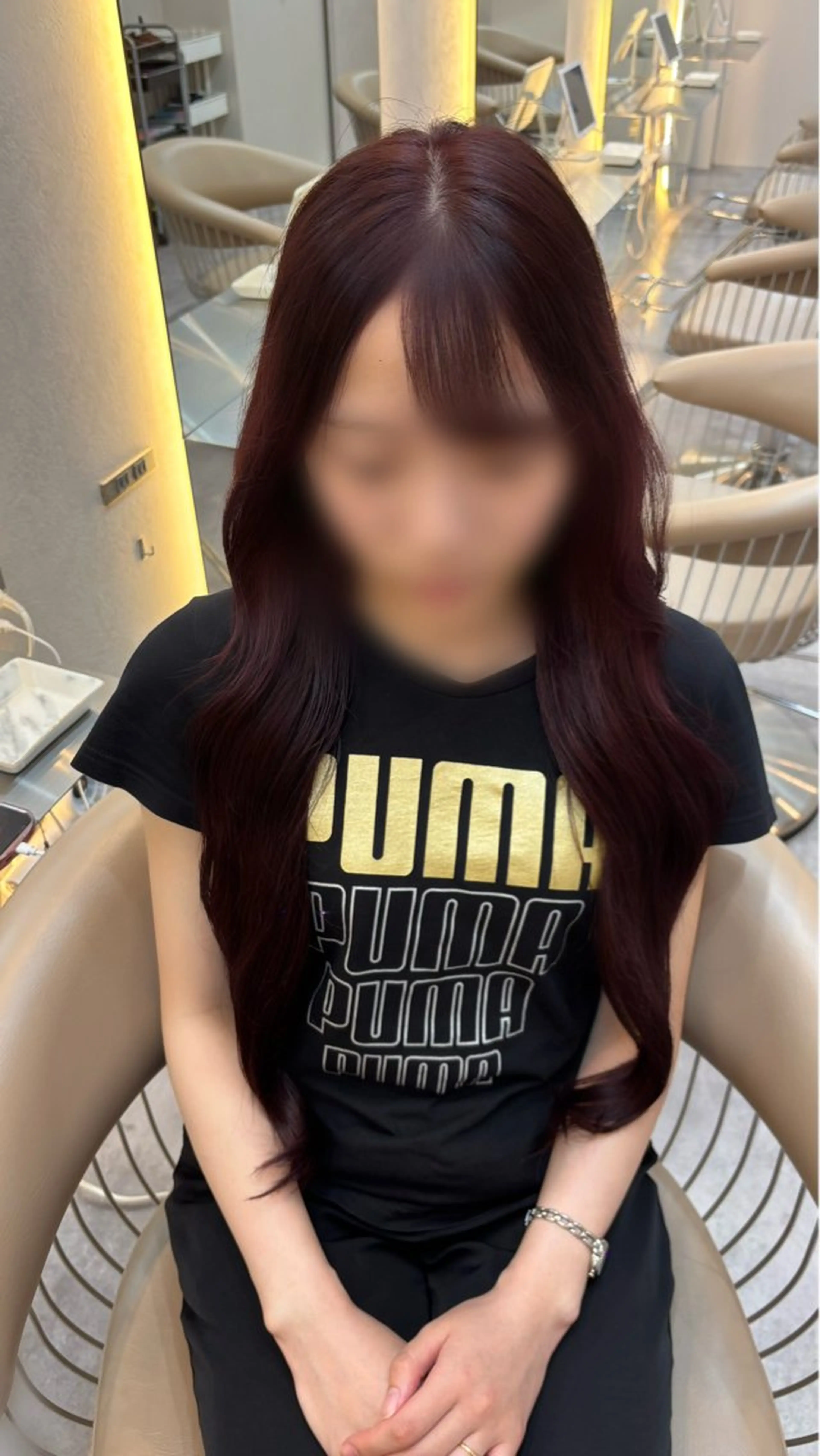 ロング ゆうか♡⟡.· 韓国ヘアのヘアスタイル