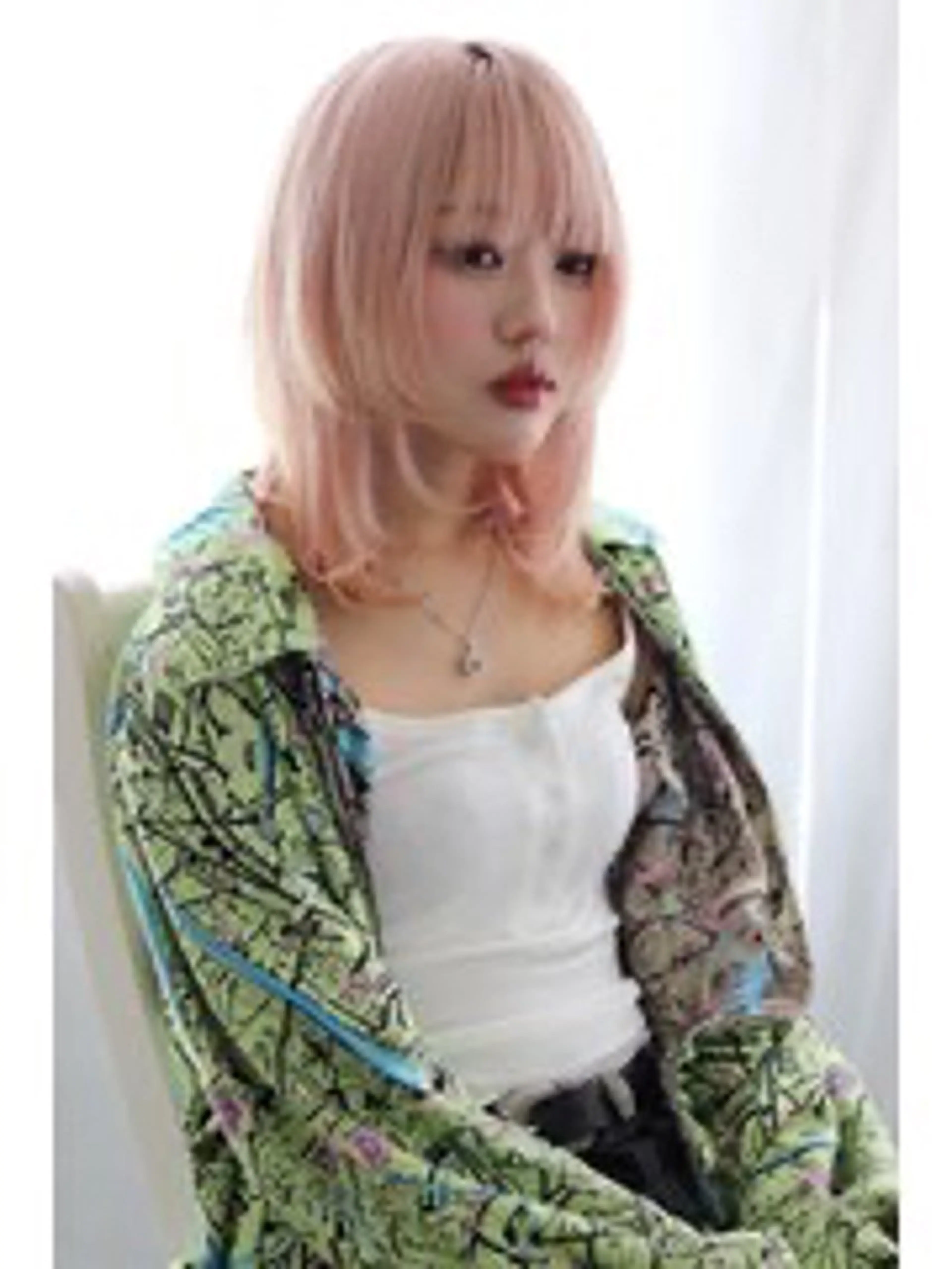 カラー 縮毛矯正 ヘアカラー 大野 愛代莉のヘアスタイル