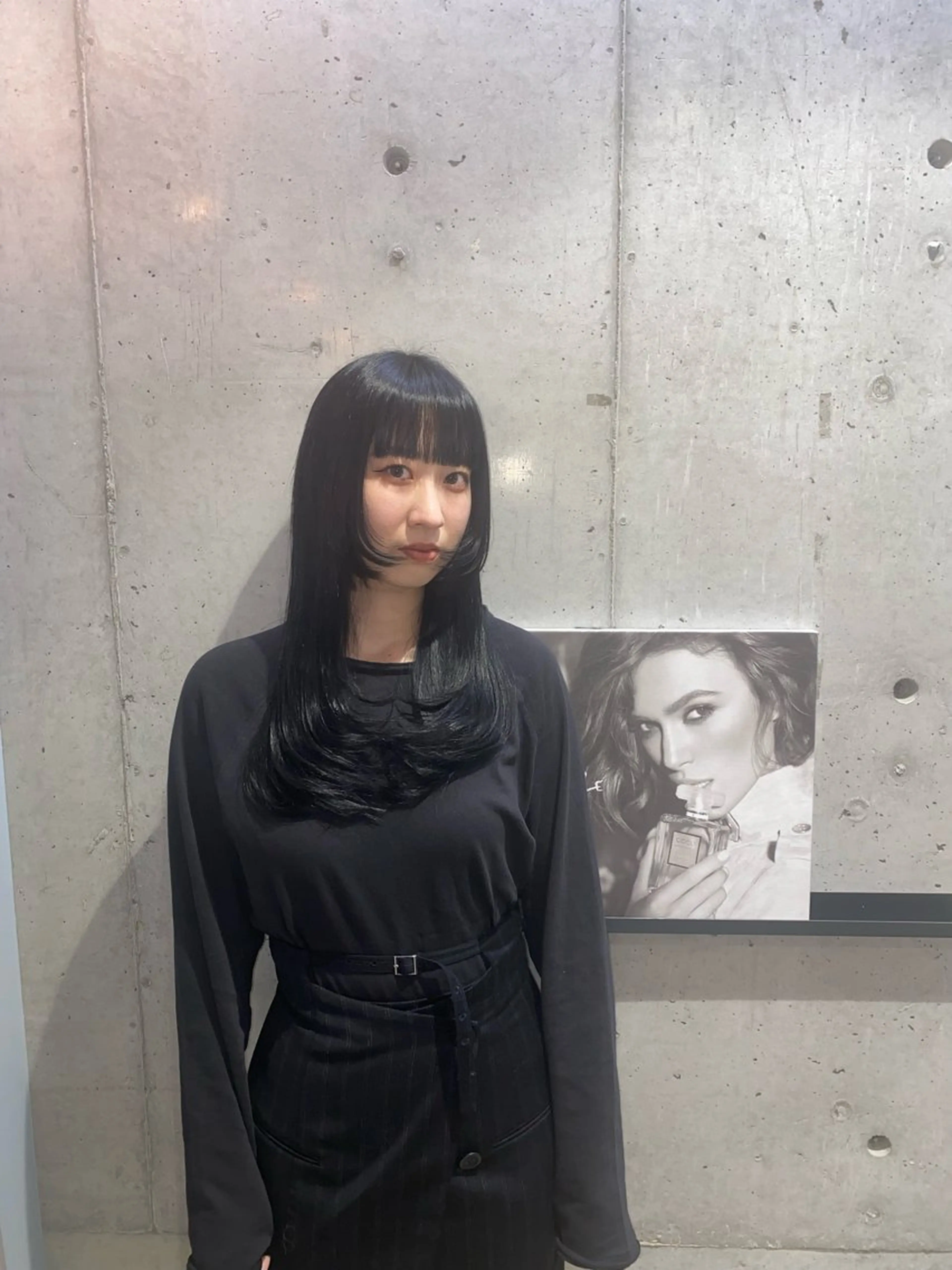 ロング 友利 翔太のヘアスタイル