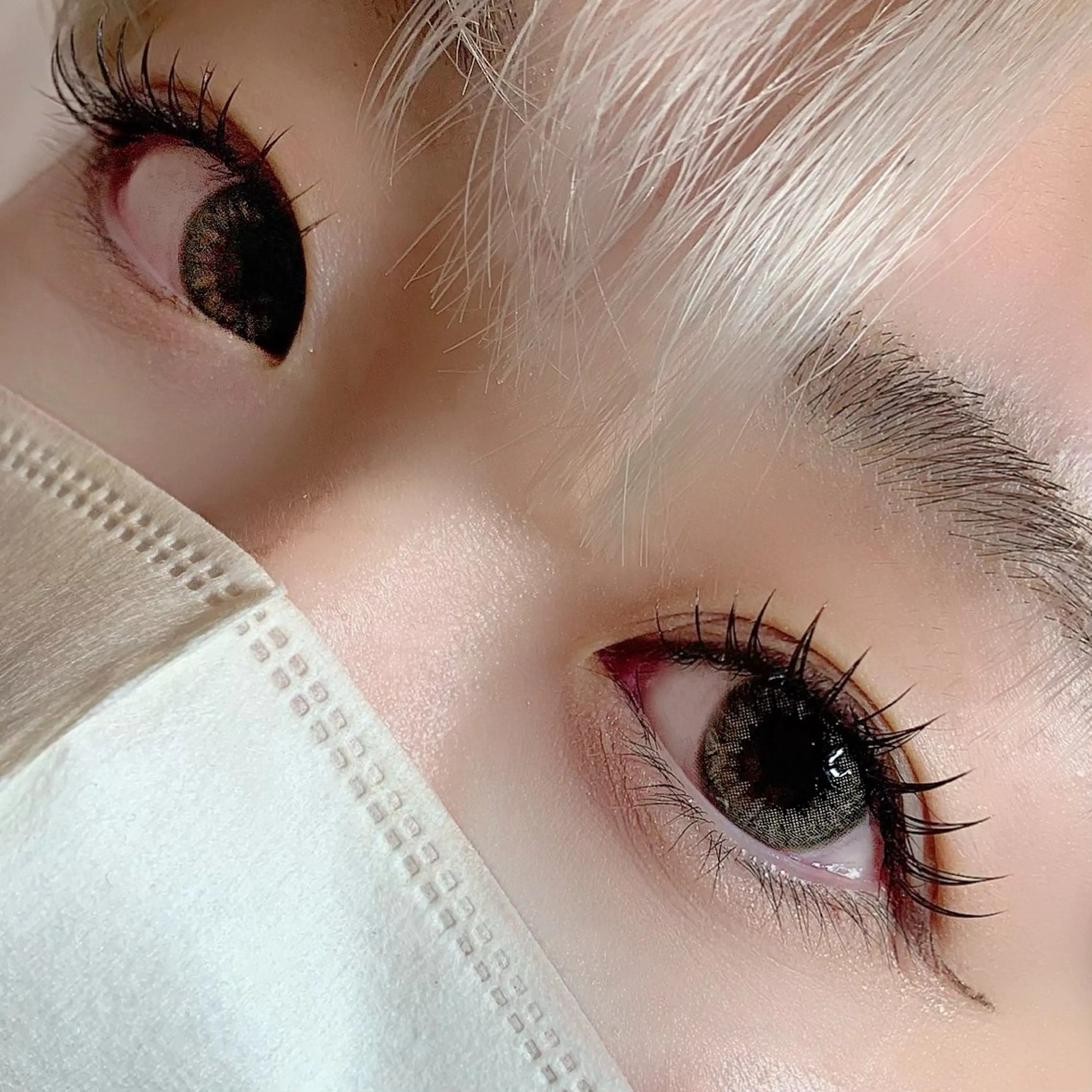 マツエク・マツパ 束感まつ毛 フラットラッシュ AYLASH石川 韓国風/カラエクのマツエク・マツパデザイン