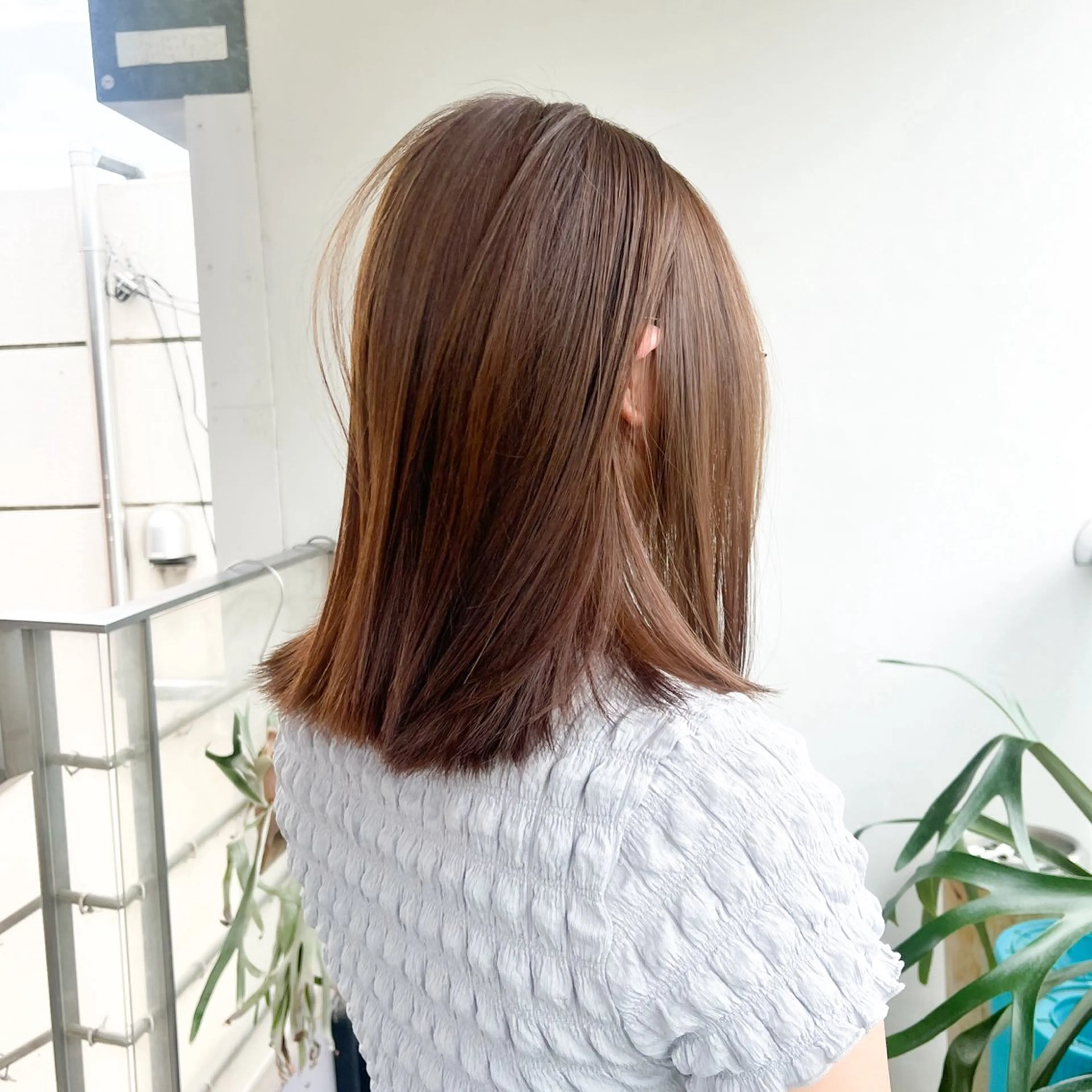 ミディアム カラー 艶カラー🫧 猿渡 響のヘアスタイル