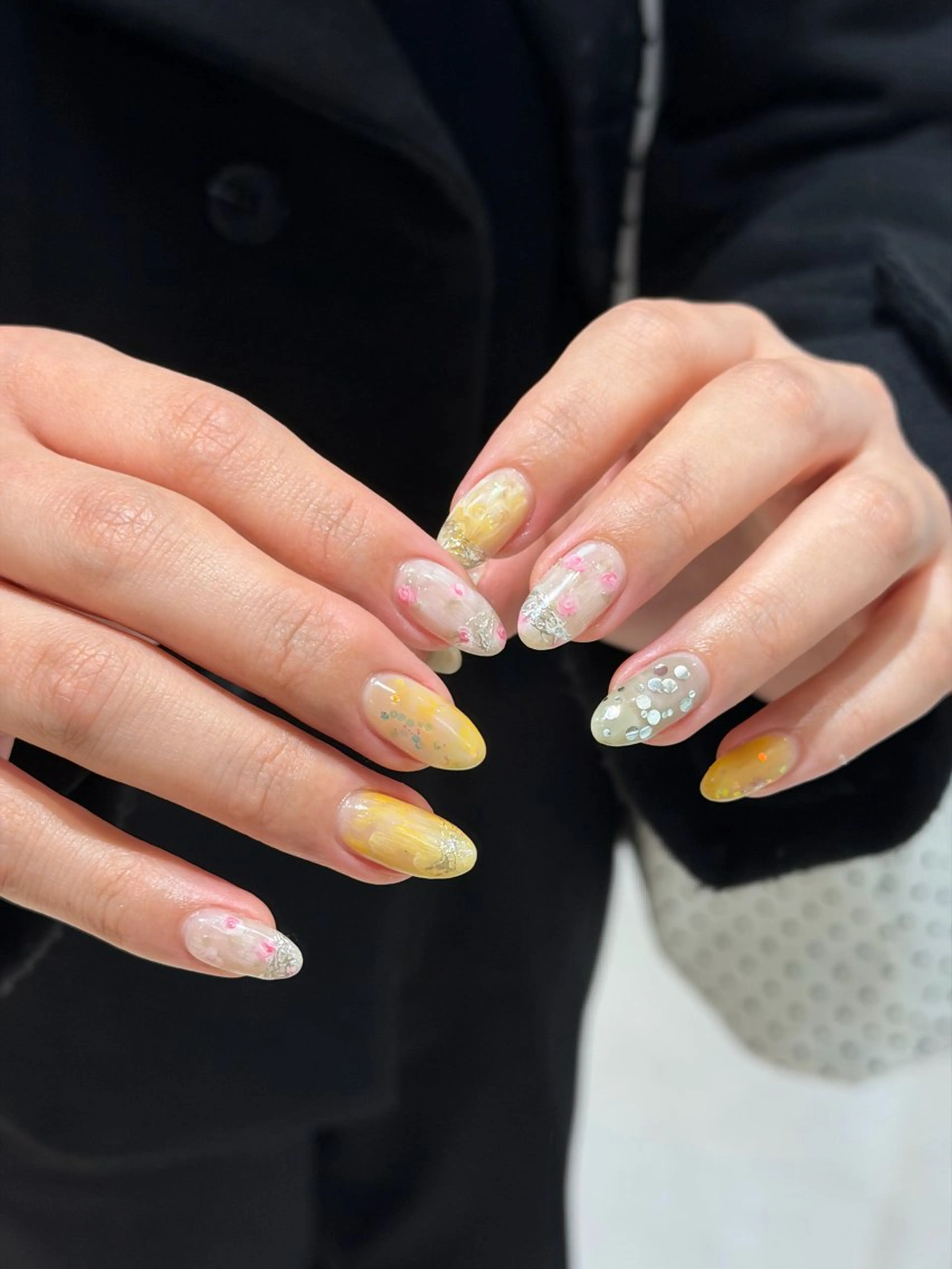 ネイル 春ネイル ハンドネイル eri premiereのネイルデザイン