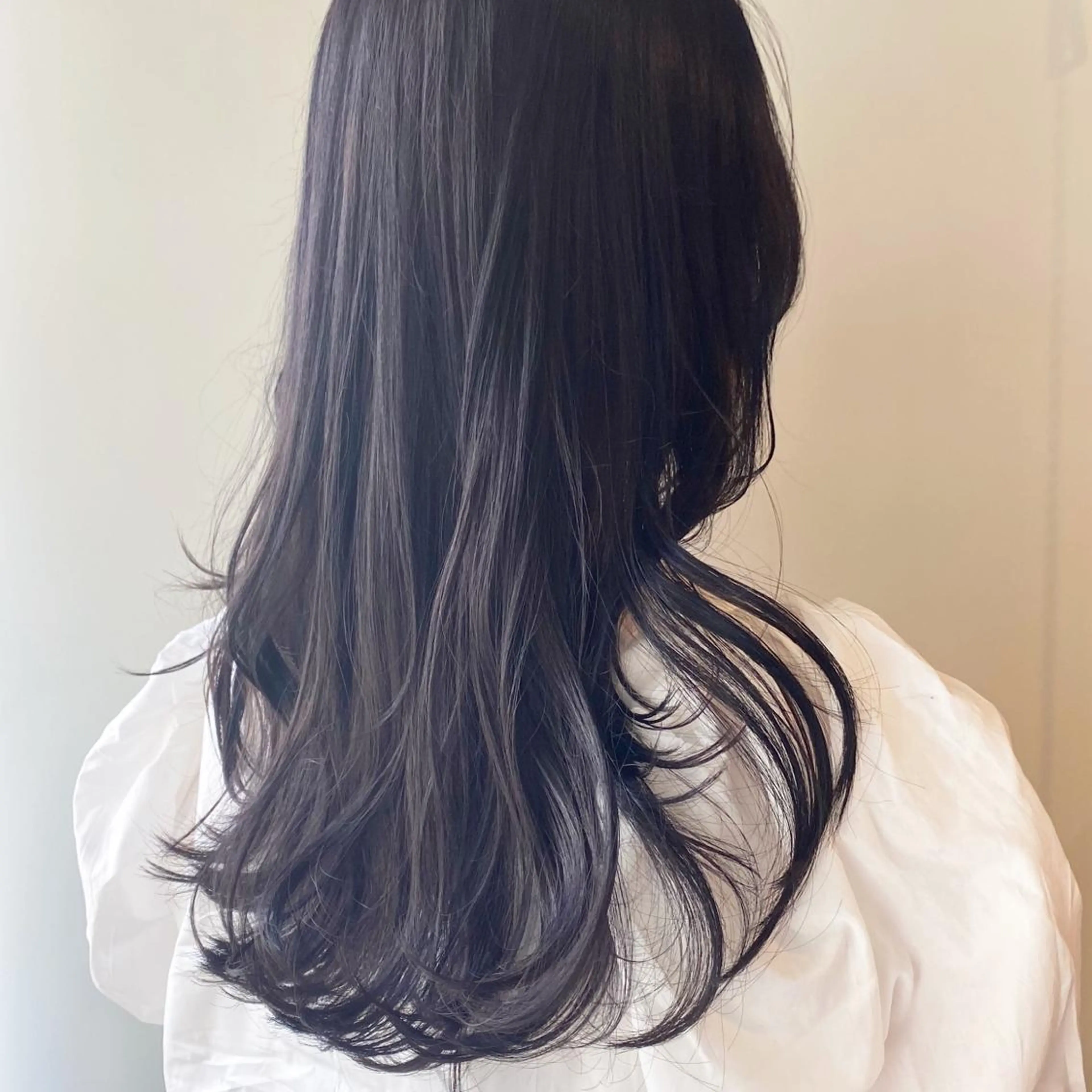 ロング カラー ヘアアレンジ ディープラベンダー ラベンダーカラー GIVET (ジヴェ)所属・撮影モデル募集 🦋soemikaのヘアスタイル